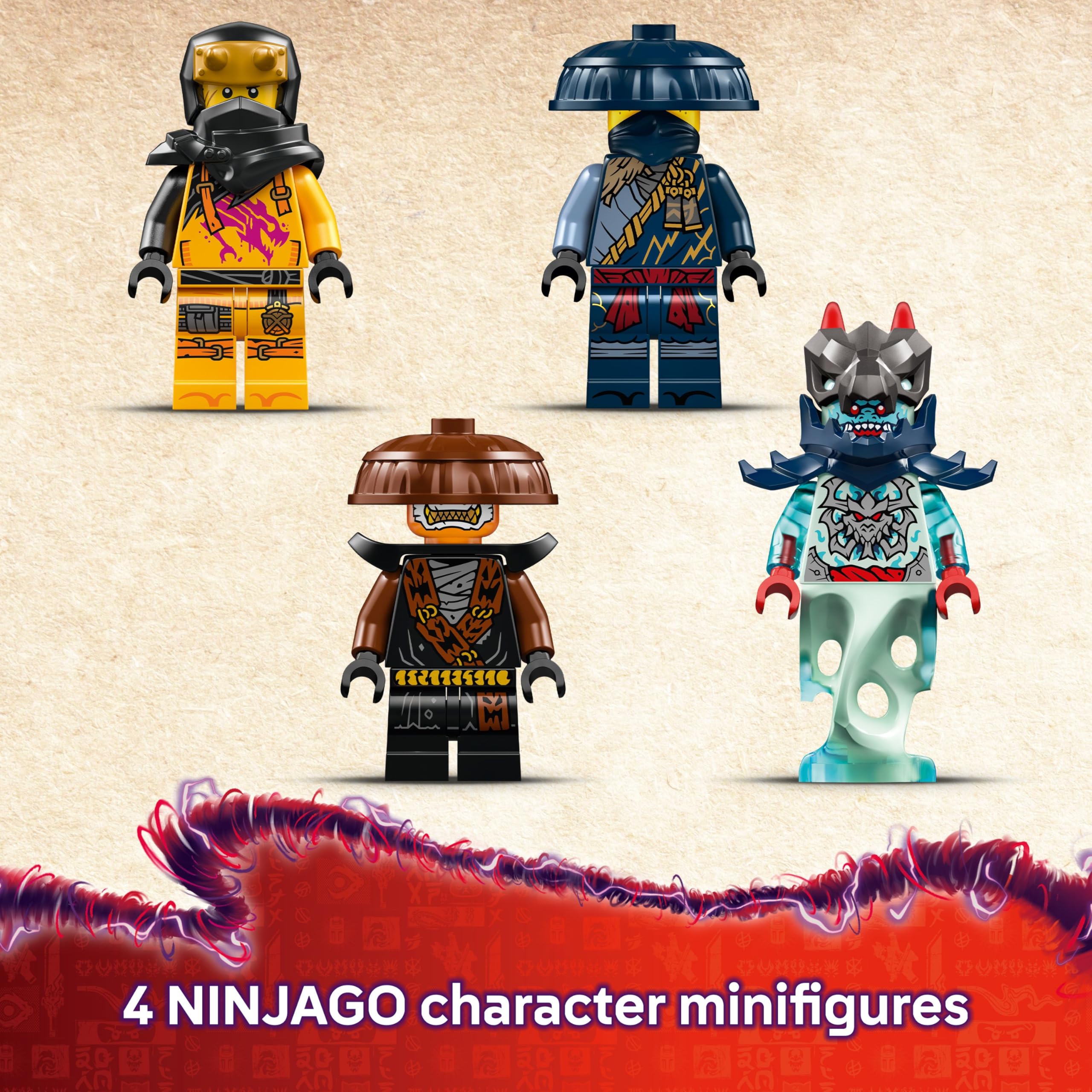 LEGO NINJAGO Rogue's Mech Dragon Rider Playset | Model 71843 | Ages 8+ 5