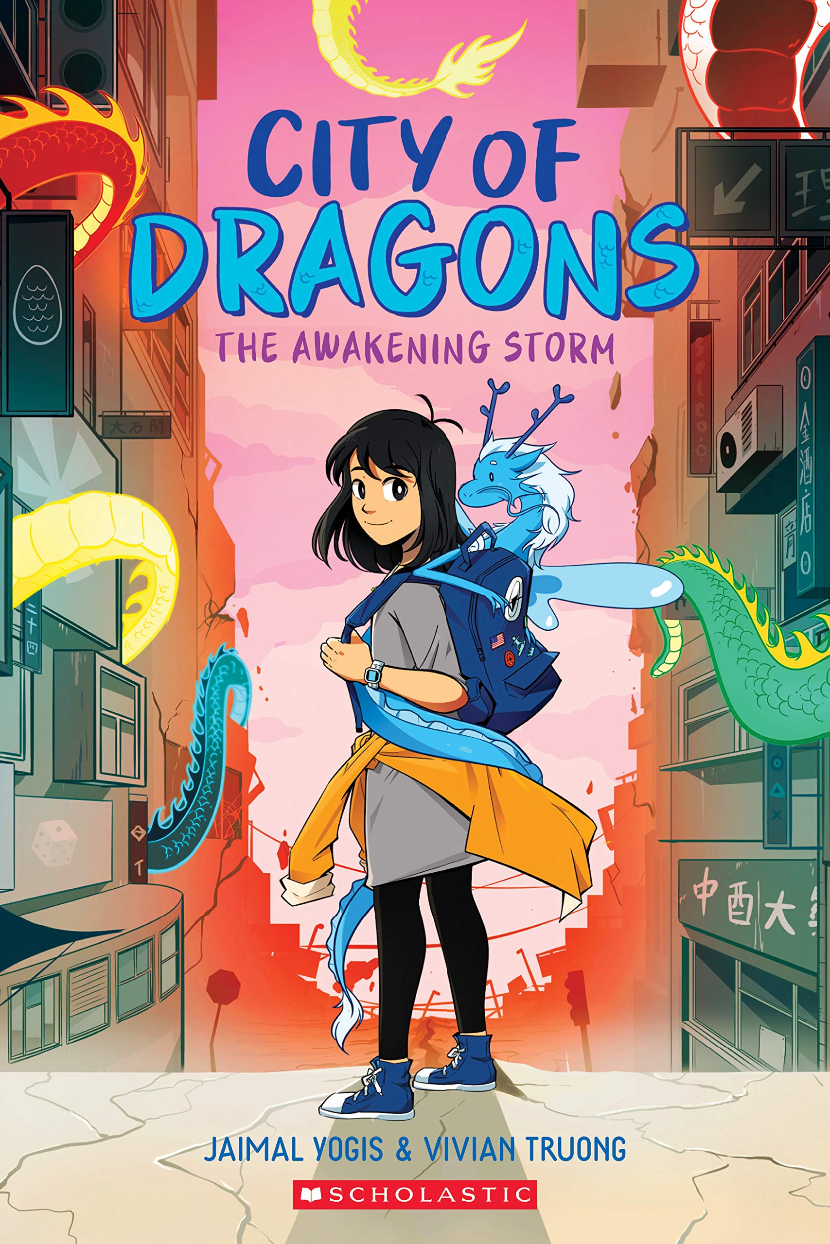 Scholastic The Awakening Storm: A Graphic Novel (City of Dragons #1) | Paperback | English