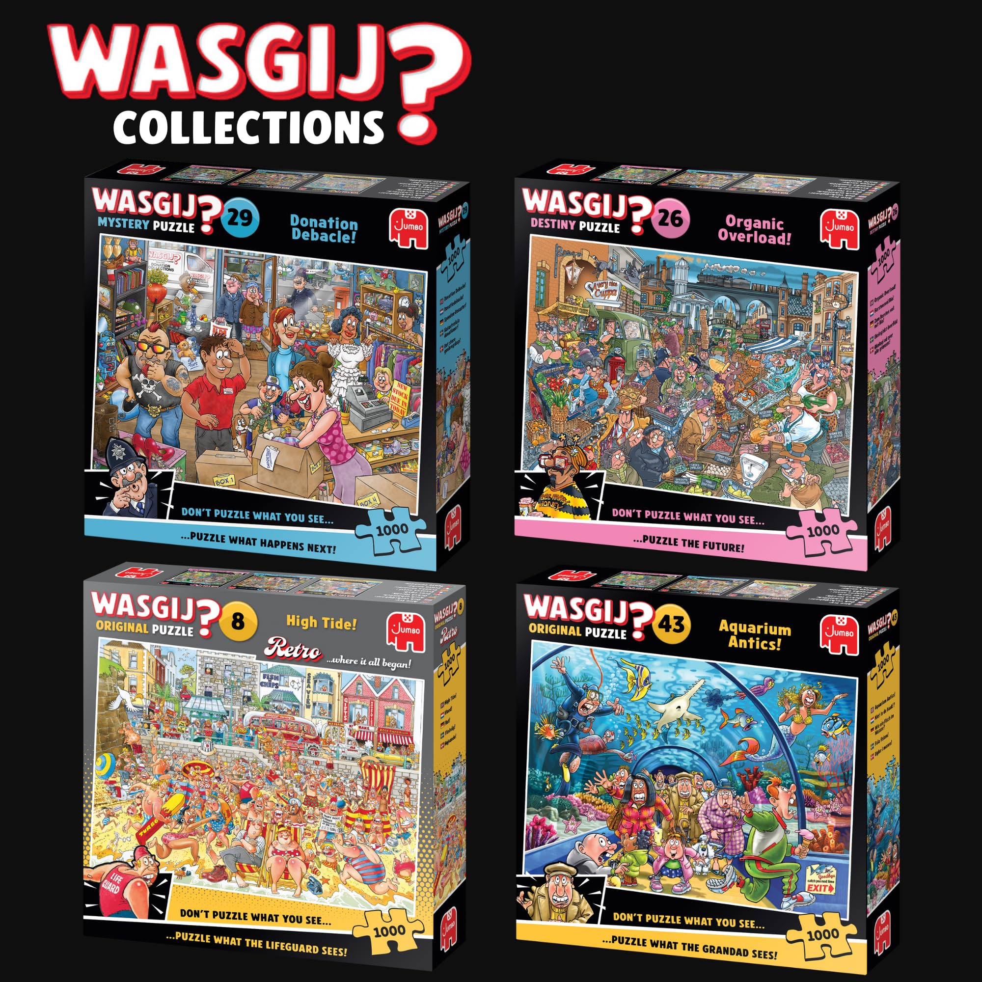 Wasgij Mystery 29 - Donation Debacle 1000 Piece Jigsaw Puzzle 5