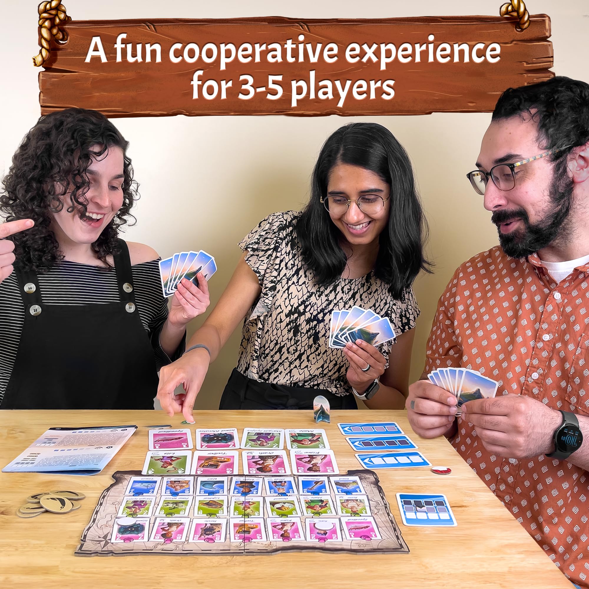 Thames & Kosmos The Crew: Marooned in Paradise Card Game 3