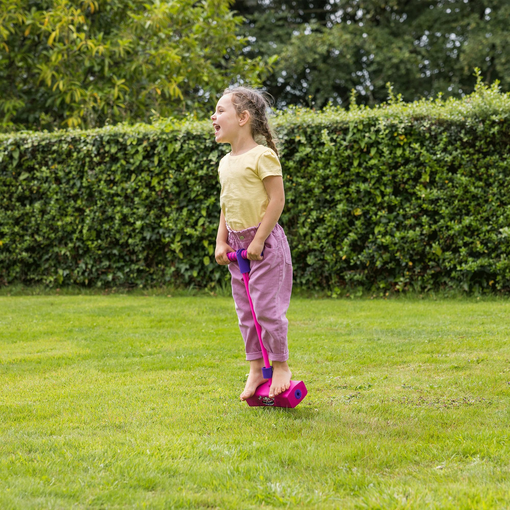 Toyrific Jump ‘N’ Bouncer Bungee Hopper - Ideal First Pogo Stick for Kids 3+ | Max 50kg | Purple 3