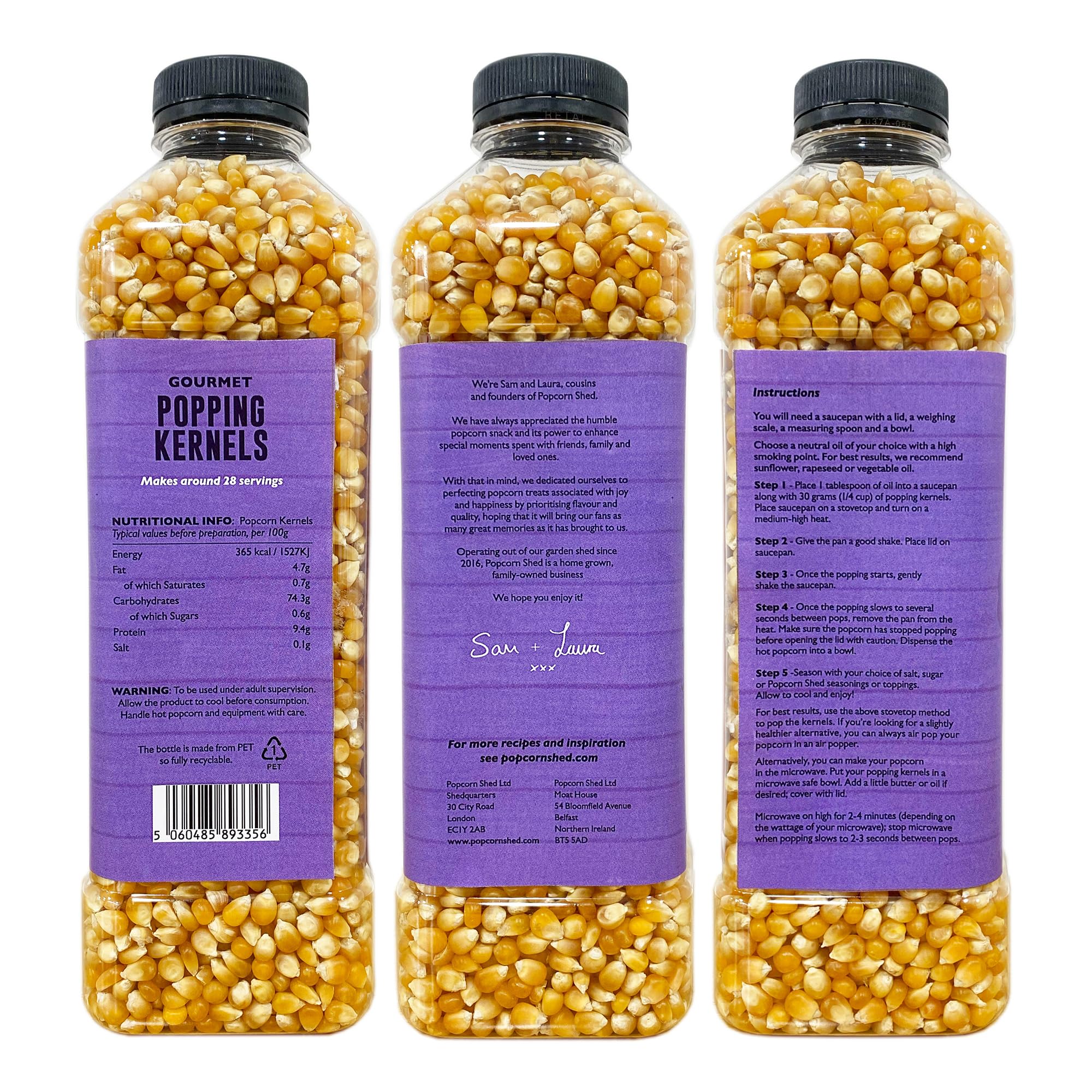 Popcorn Shed Gourmet Popcorn Kernels - 859g Bag | Made in Britain 8