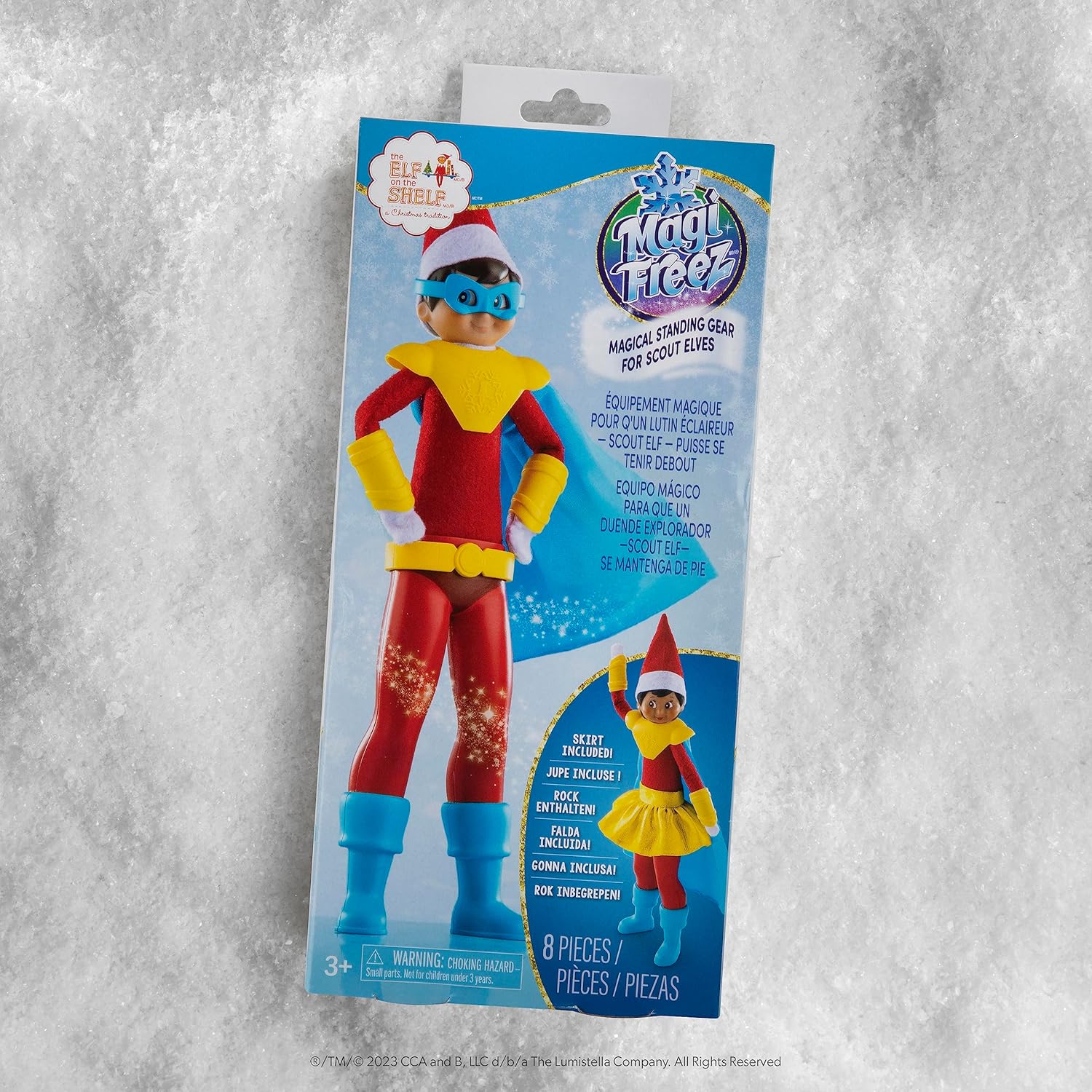 MagiFreez Polar Power Hero Costume - Gold Superhero Outfit for Scout Elf 7