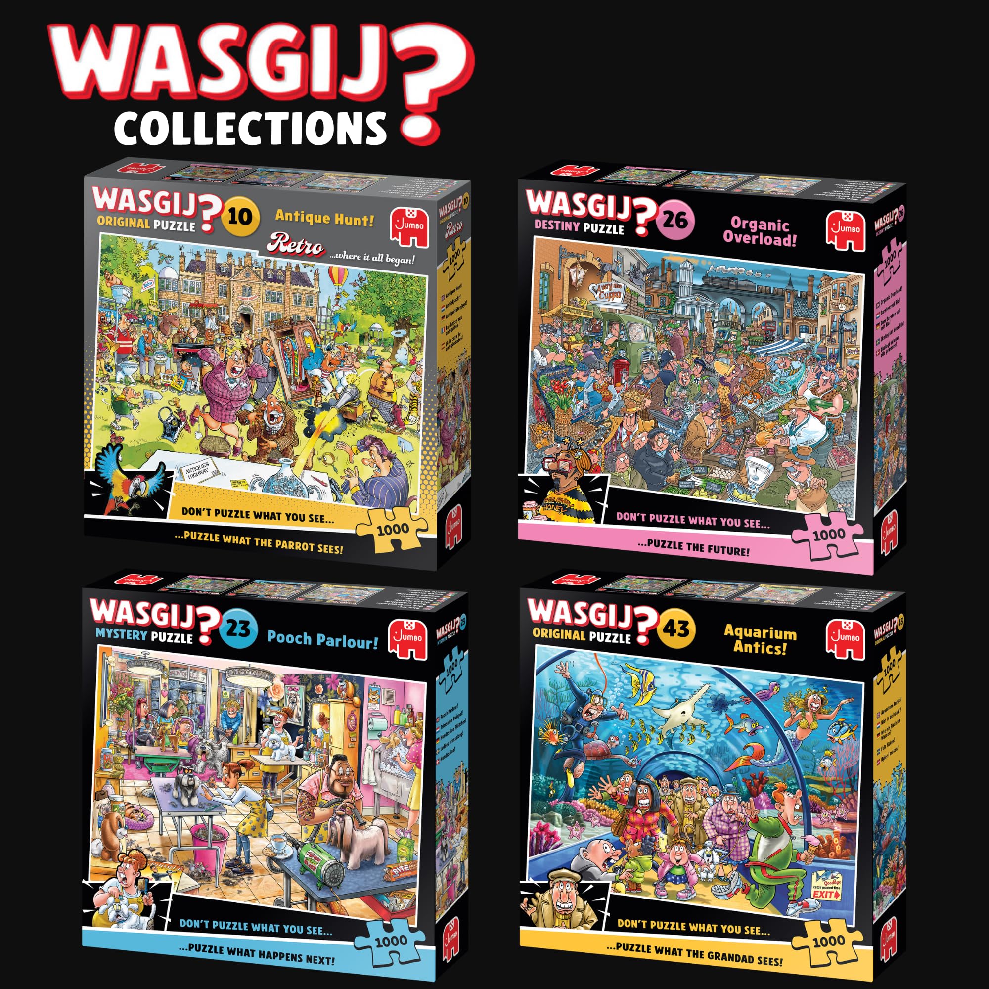 Wasgij Retro Original 10 Antique Hunt! Jigsaw Puzzle - 1000 Pieces | Adult Gift 7
