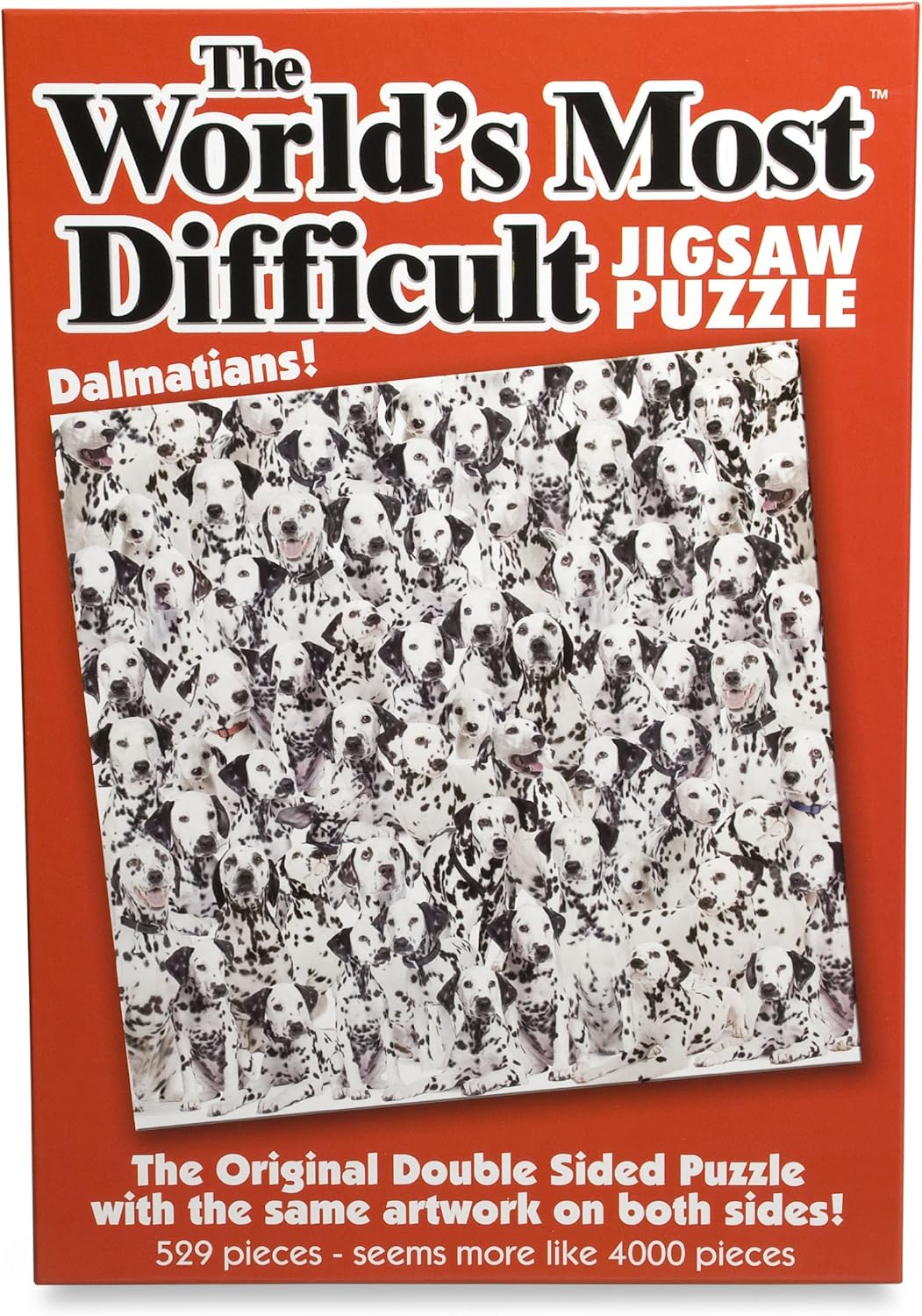 Paul Lamond Games World's Most Difficult Jigsaw Puzzle - Dalmatians 529-Piece Double-Sided Puzzle 1