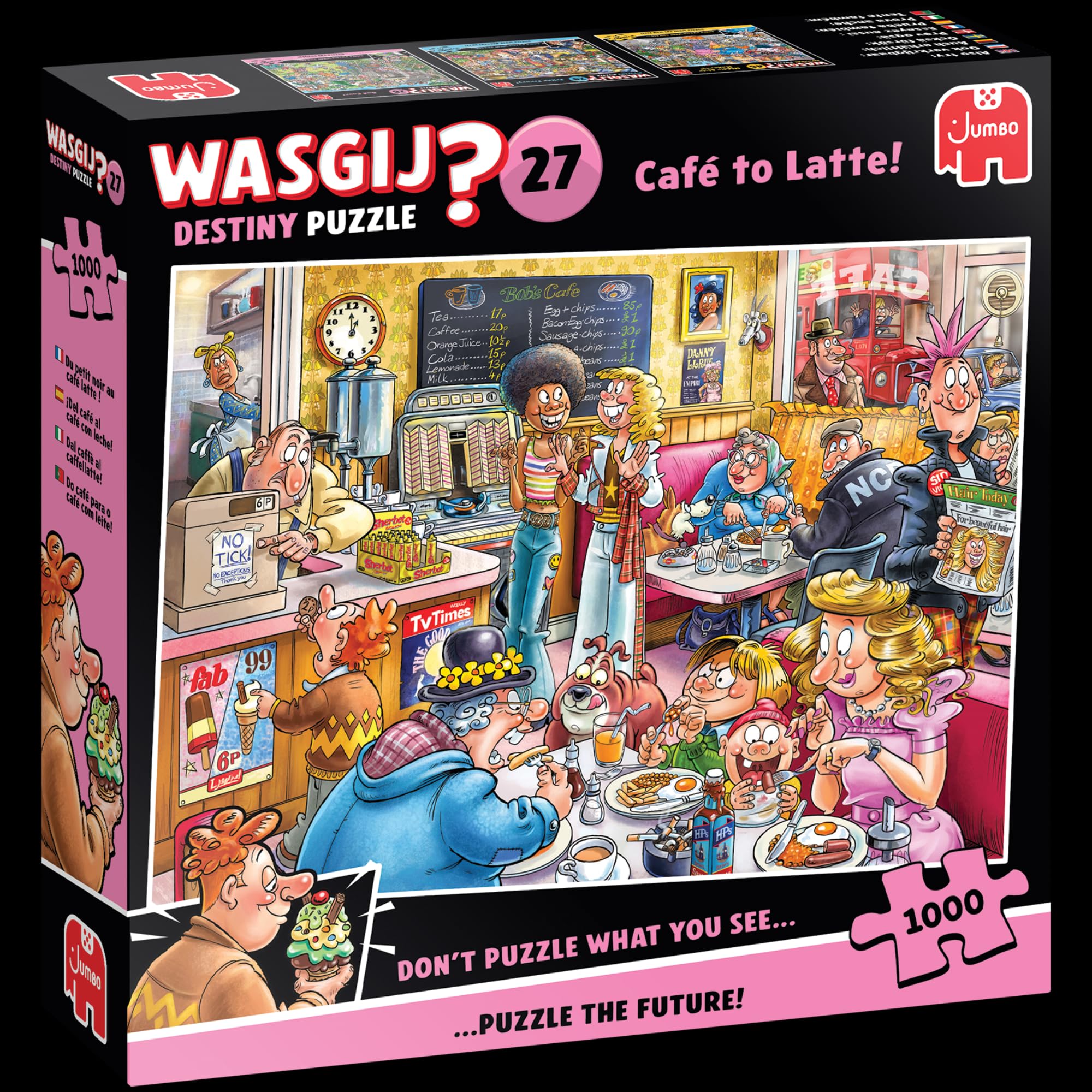 Wasgij Destiny 27: Café to Latte! 1000 Piece Jigsaw Puzzle for Adults 3