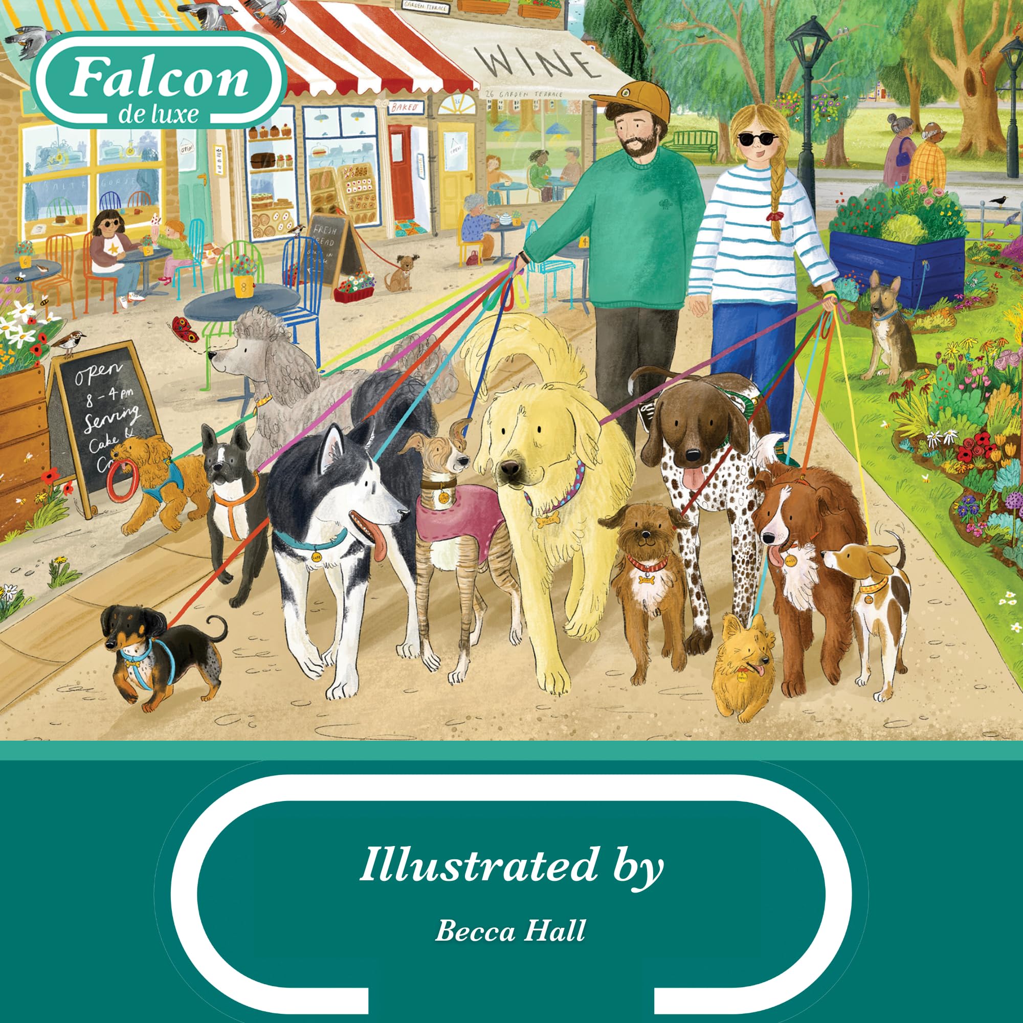 Falcon Walkies 1000 Piece Jigsaw Puzzle for Adults | Illustrated by Becca Hall 3