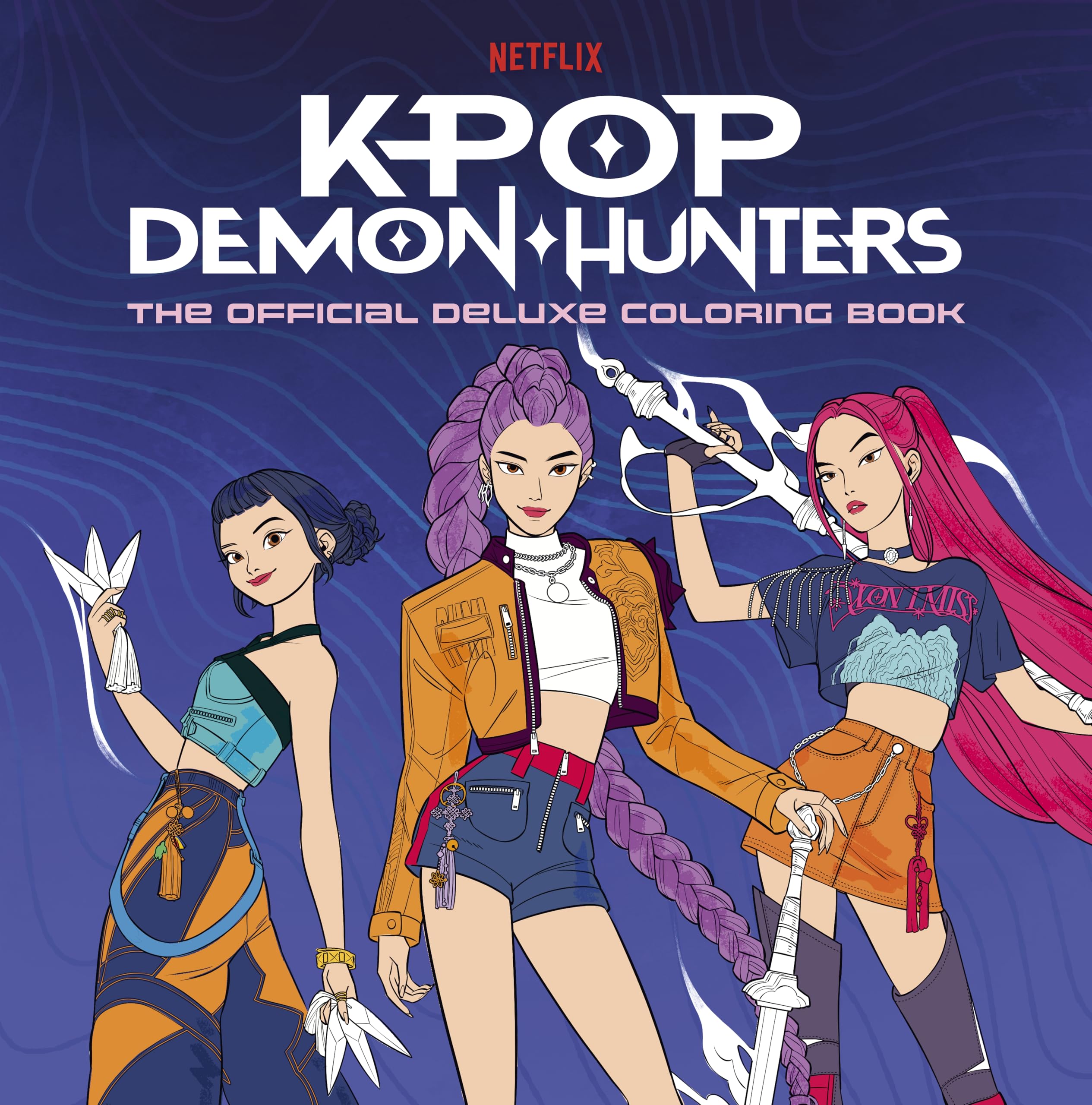 Penguin KPop Demon Hunters: The Official Deluxe Colouring Book | Paperback | English 1
