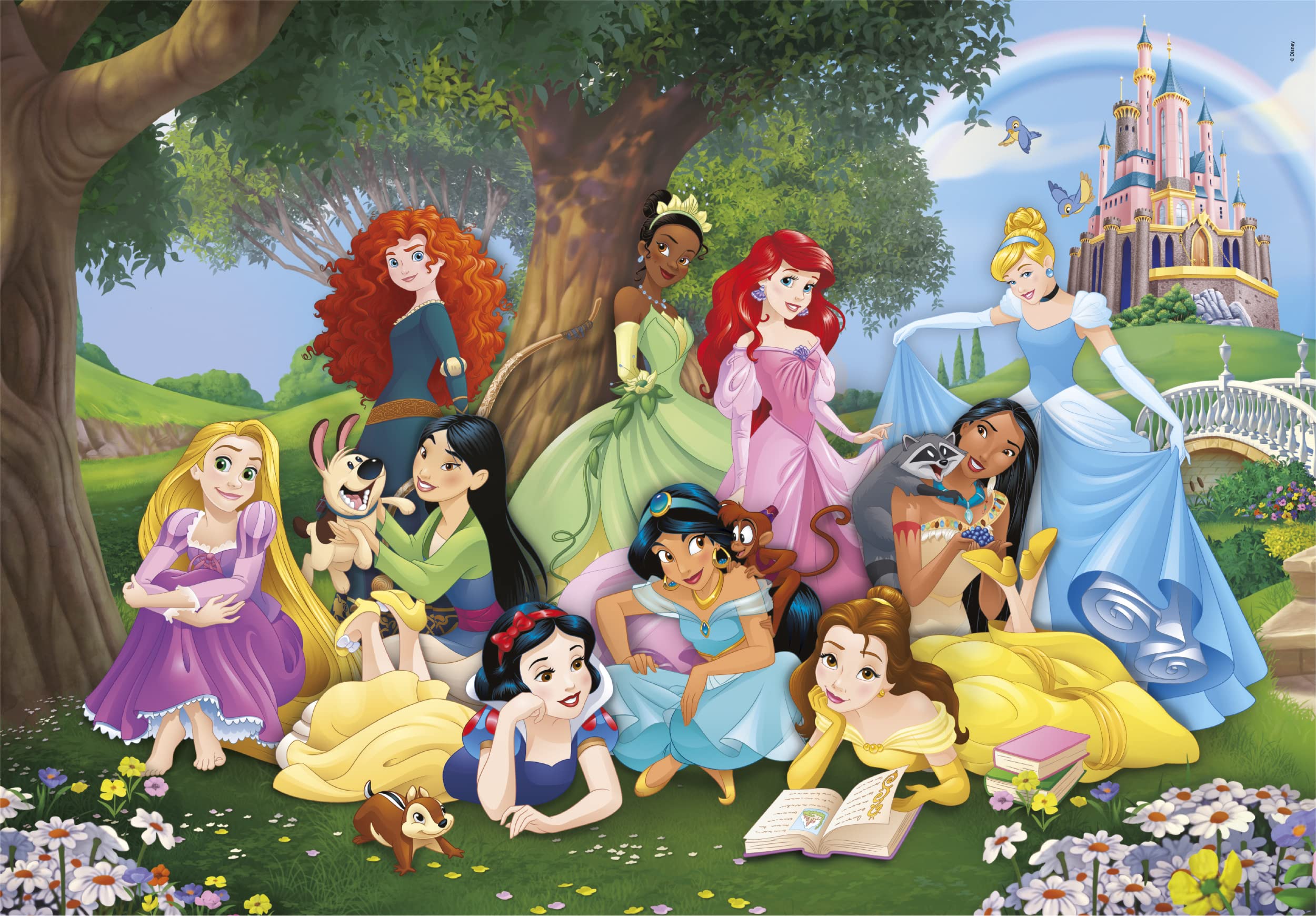 Clementoni Disney Princess Jigsaw Puzzle - 104 Pieces | 48.5 x 33.5 cm Finished Size 2