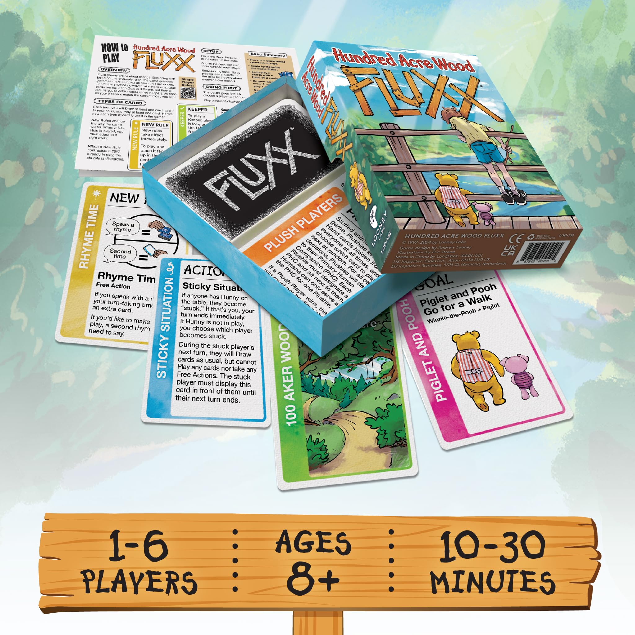 Looney Labs Hundred Acre Wood Fluxx Card Game 9