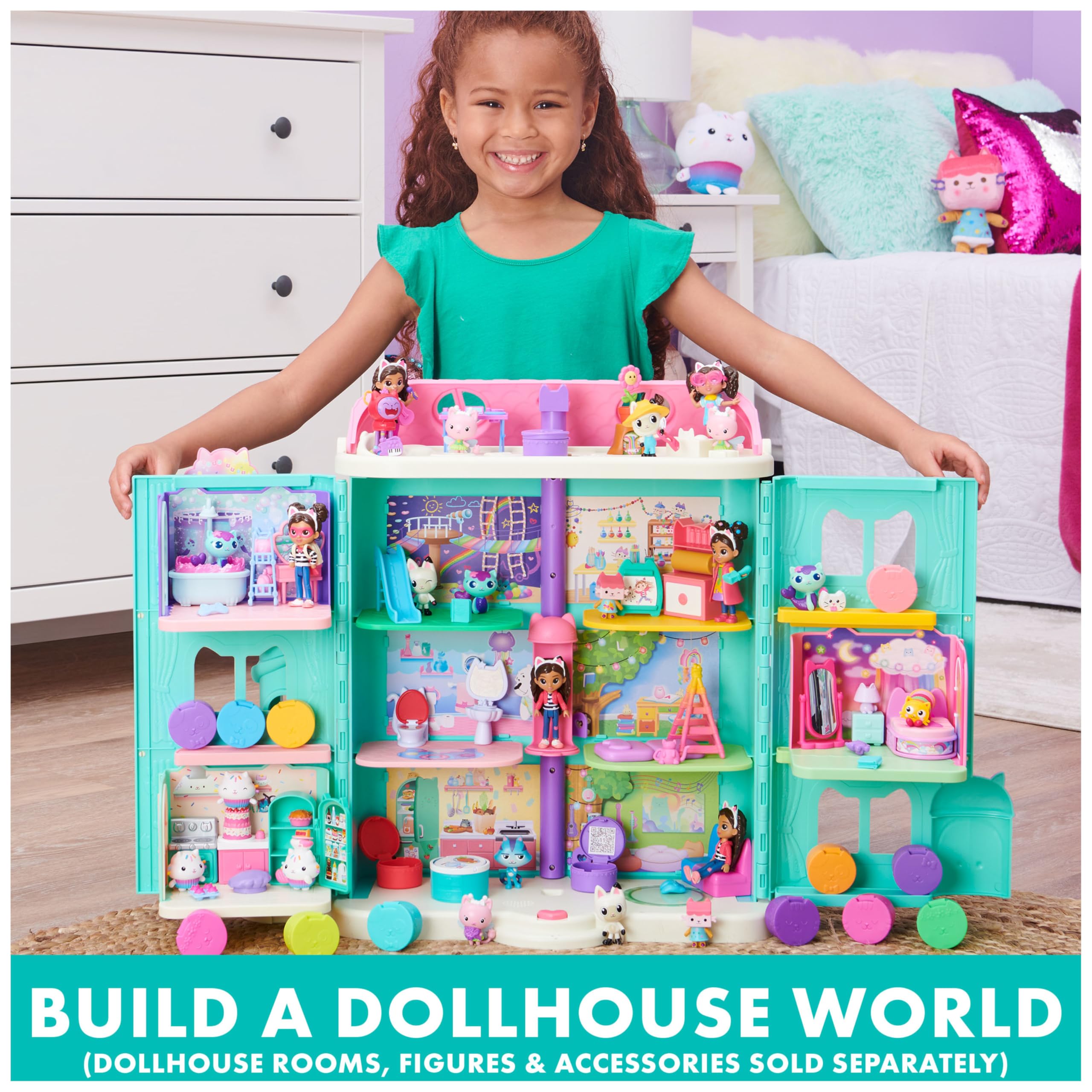 DREAMWORKS GABBY'S DOLLHOUSE Gabby Girl Doll - 20.3 cm | Ages 3+ | Removable Headband 8