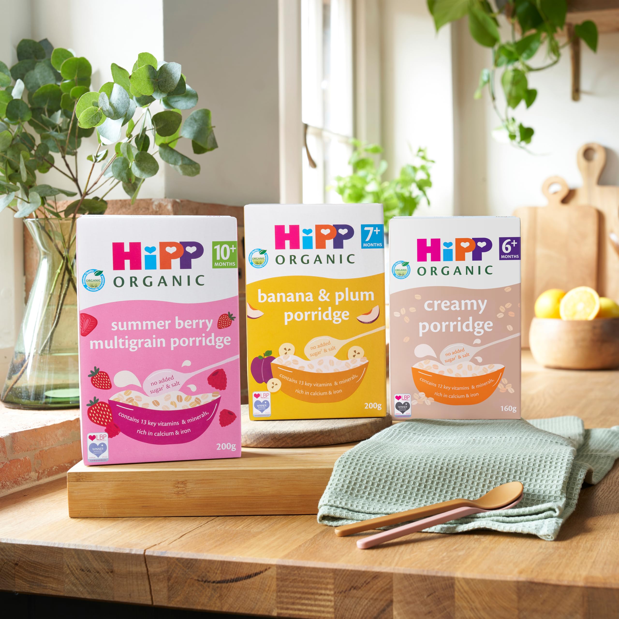 HiPP Organic Summer Berry Multigrain Porridge - 10+ Months, 200g (Pack of 4) 5