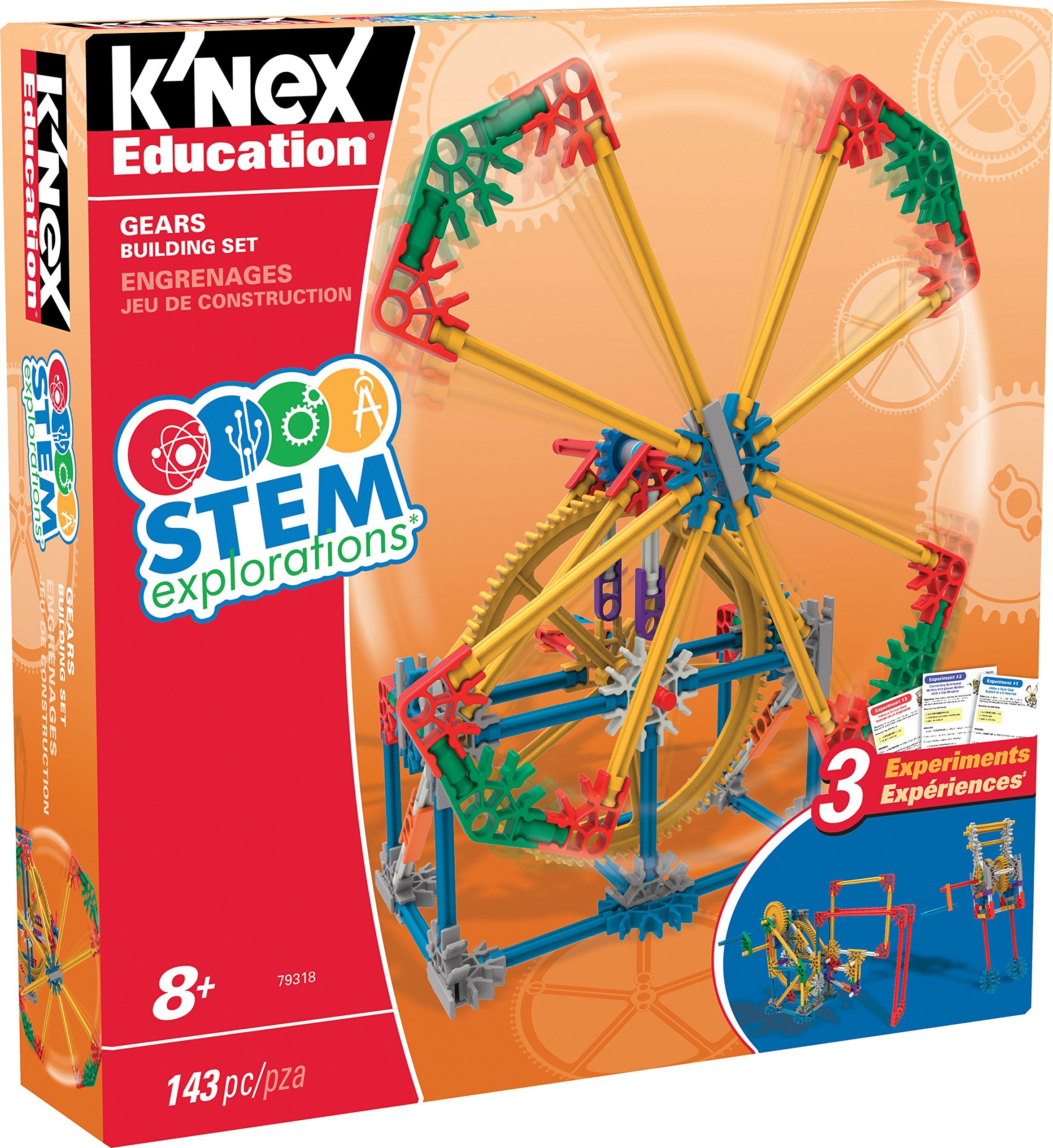 K'NEX STEM Explorations Gears Building Set 79318 | 143 Parts | Ages 8+