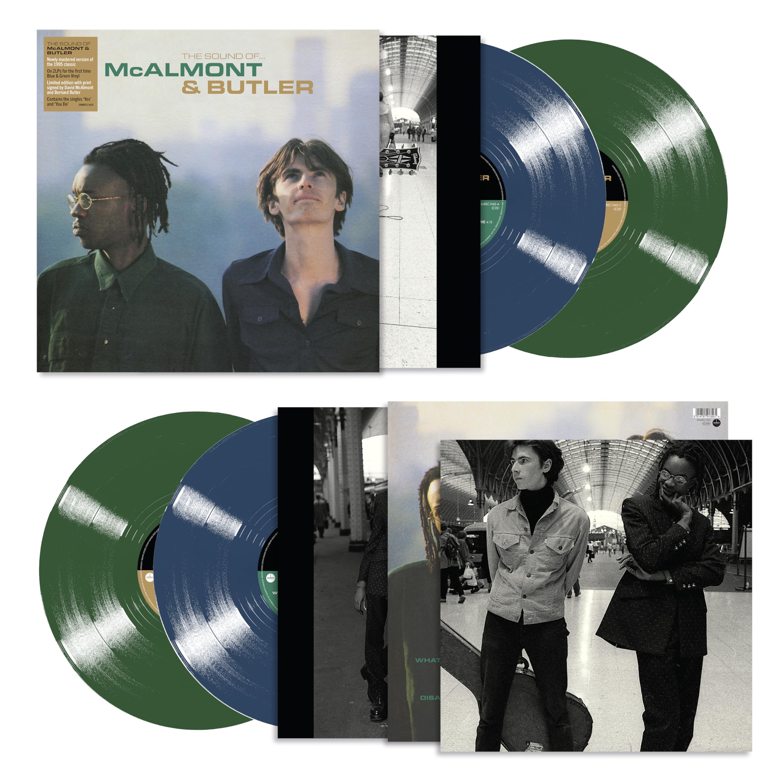 McAlmont & Butler - The Sound of McAlmont & Butler [Limited Signed Blue & Green 2LP Vinyl] 3