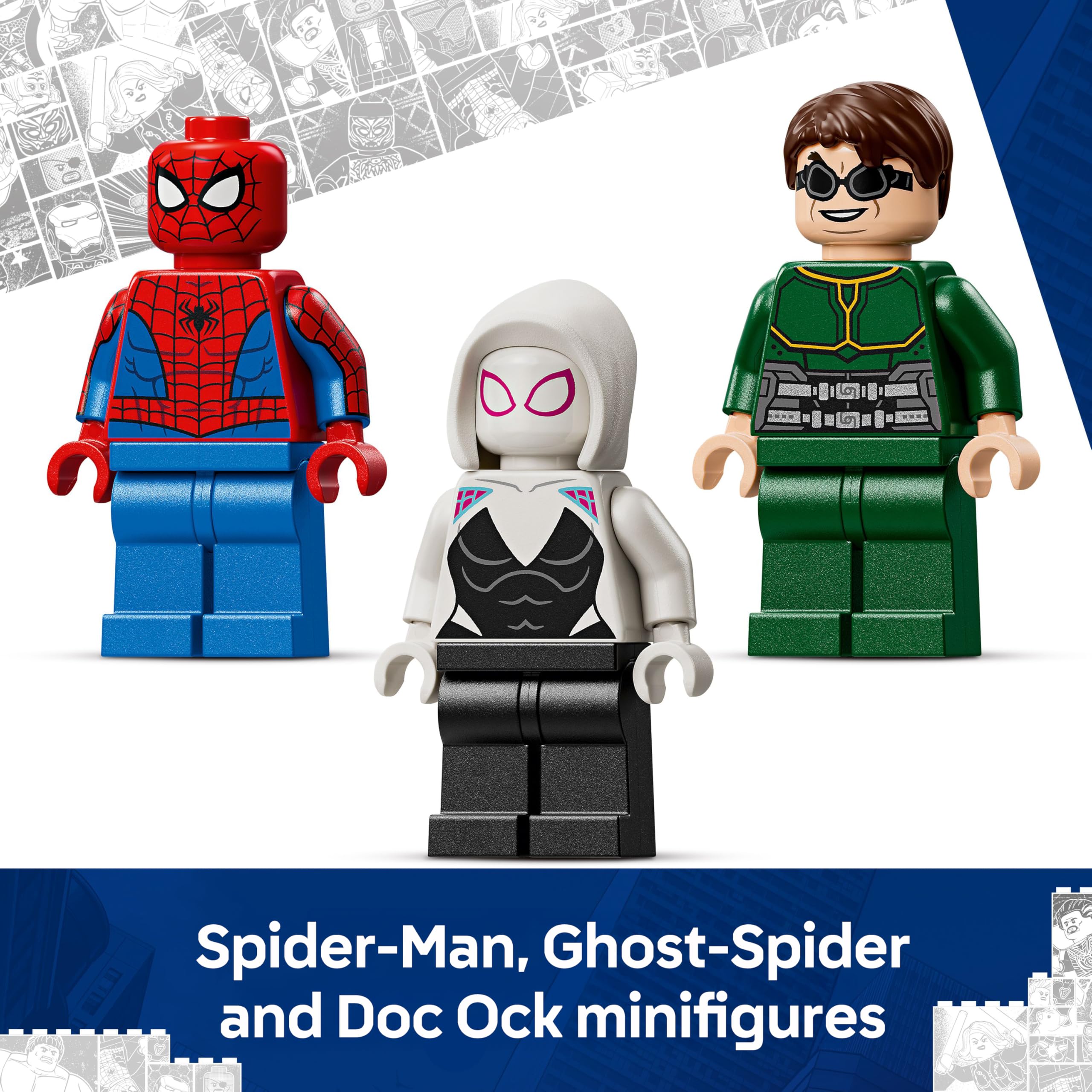 LEGO Marvel Mech Battle: Spider-Man vs. Doc Ock Building Set | 3 Minifigures | Ages 6+ 5