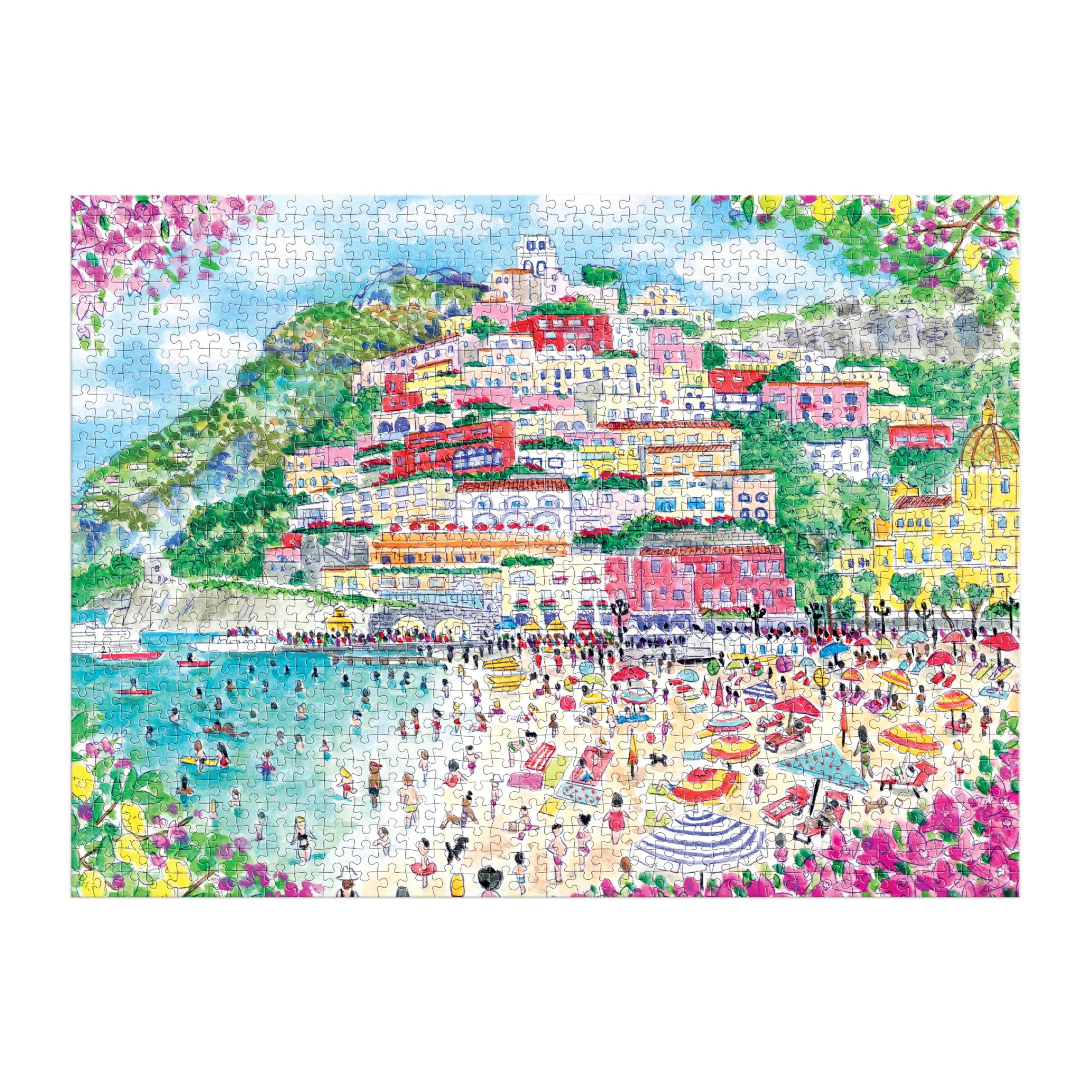Galison Coast of Italy - 1000 Piece Michael Storrings Jigsaw Puzzle 14