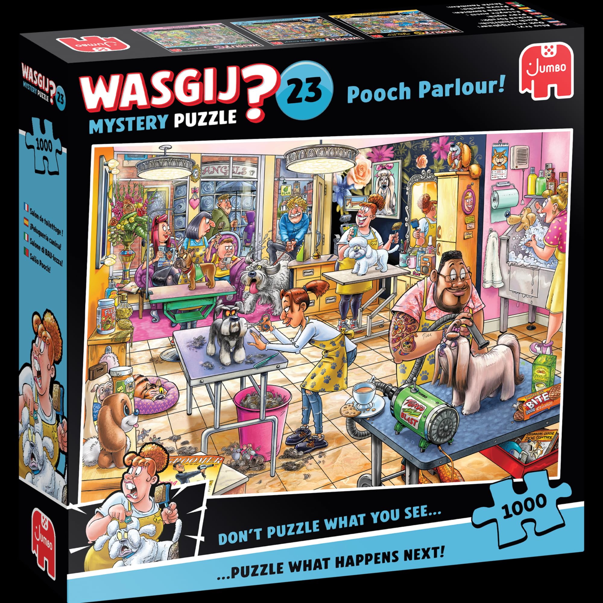 Wasgij Mystery 23: Pooch Parlour - 1000 Piece Jigsaw Puzzle for Adults 17