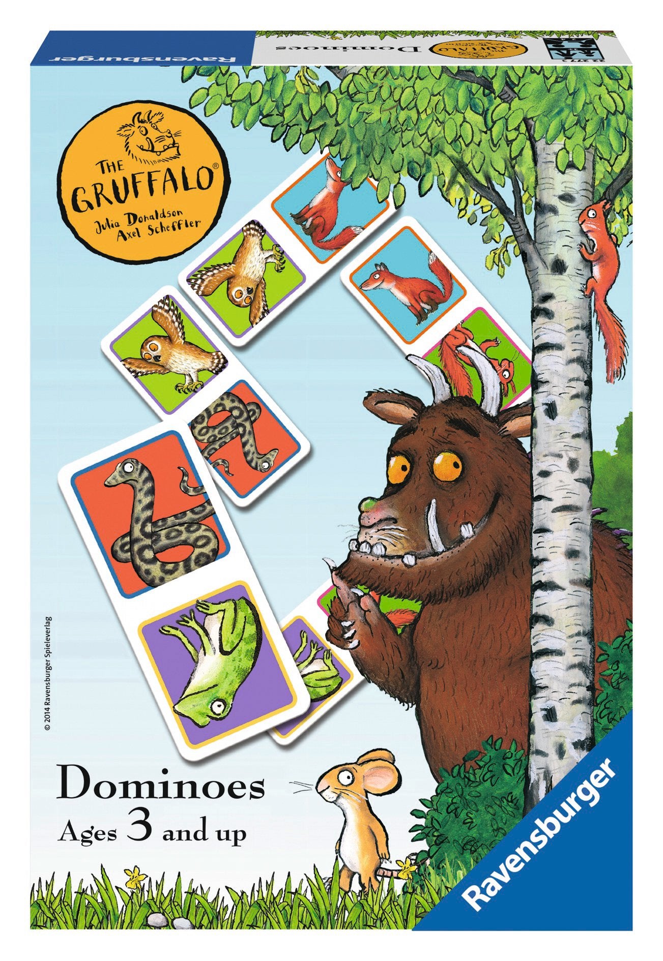Ravensburger The Gruffalo Dominoes Set - 28 Picture Dominoes for Children Age 3+ | Portable Cardboard Game 5