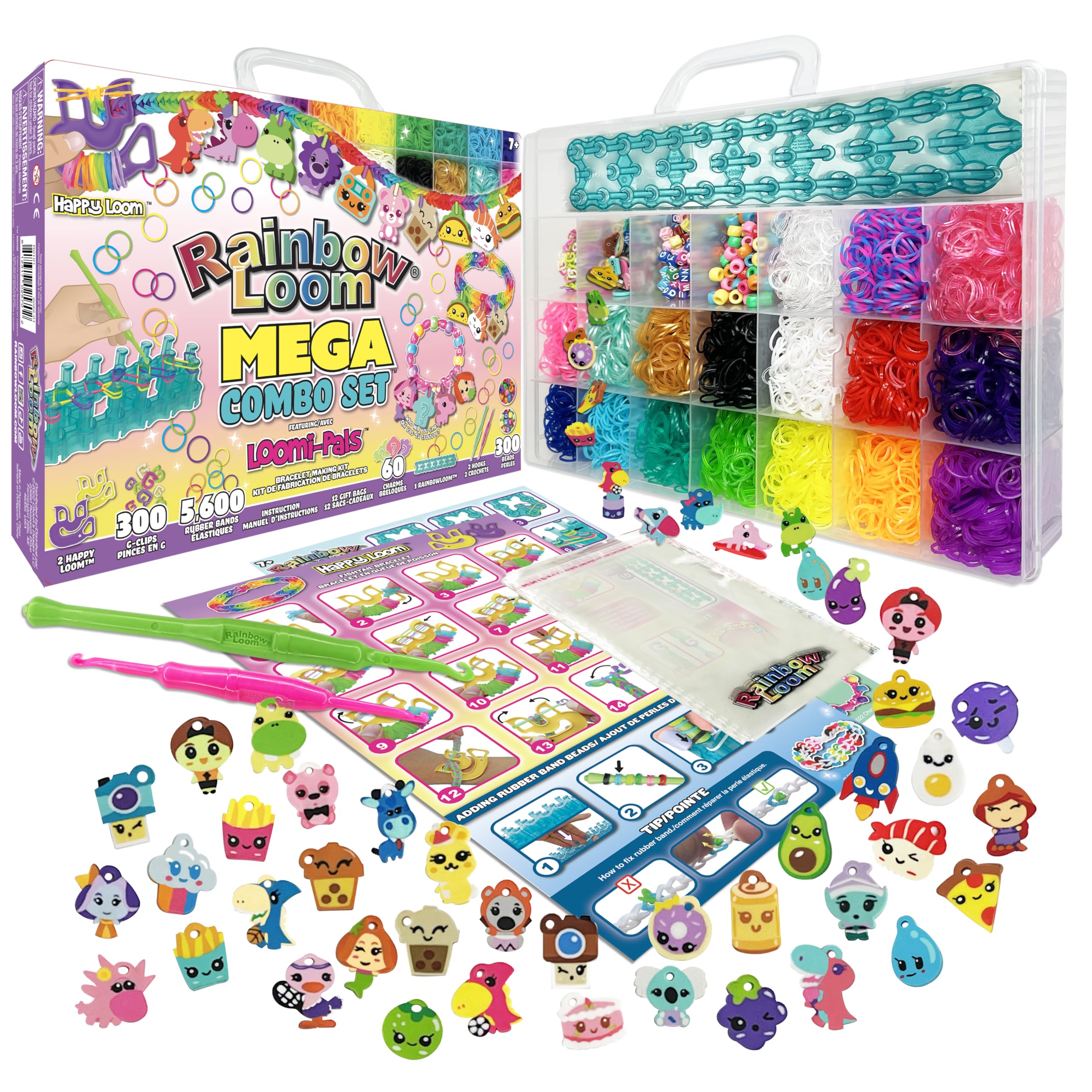 Rainbow Loom Loomi-Pal Mega Combo Jewellery Maker Kit | 5600 Bands, Charms & Beads | Ages 7+ 3