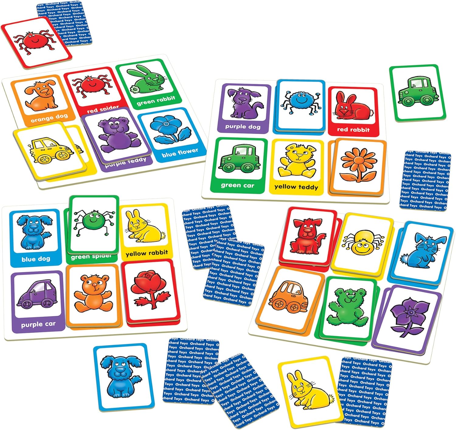 Orchard Toys Red Dog Blue Dog Lotto Game 5