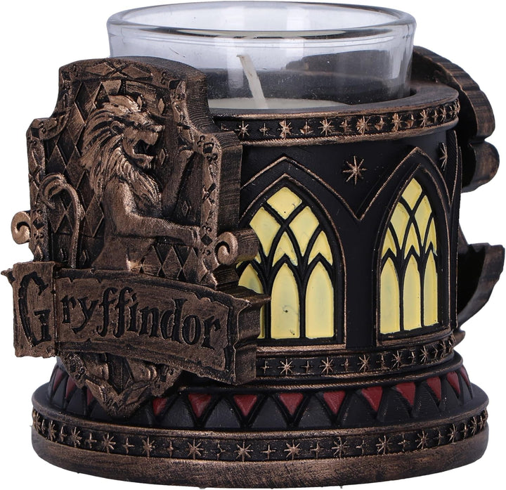 Nemesis Now Harry Potter Gryffindor Tea Light Holder 7.5cm, Resin, Bronze, Offic