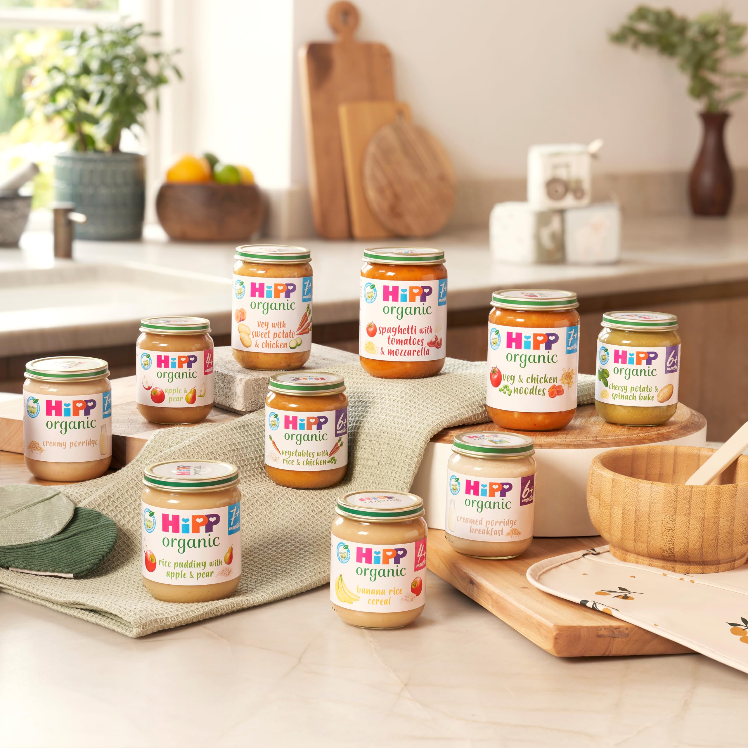 HiPP Organic Macaroni Cheese with Carrots & Peas Baby Food Jar | 6 x 190g | 7+ Months 5