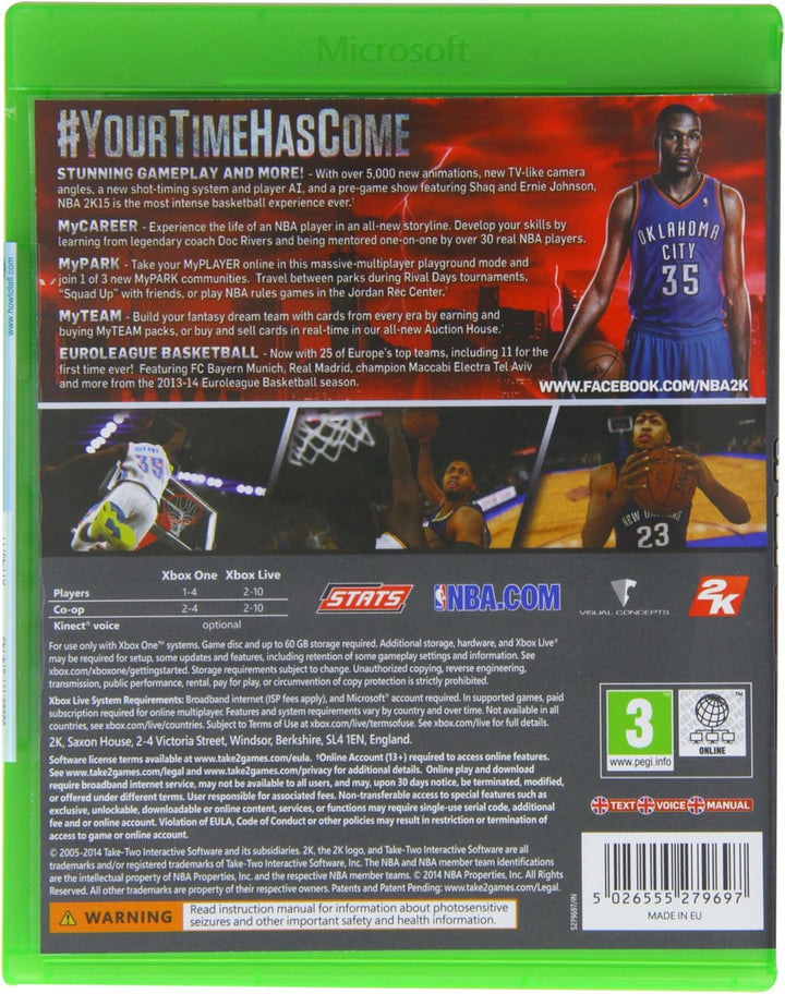 NBA 2K15 - Xbox One Standard Edition (2014) [Physical Disc]