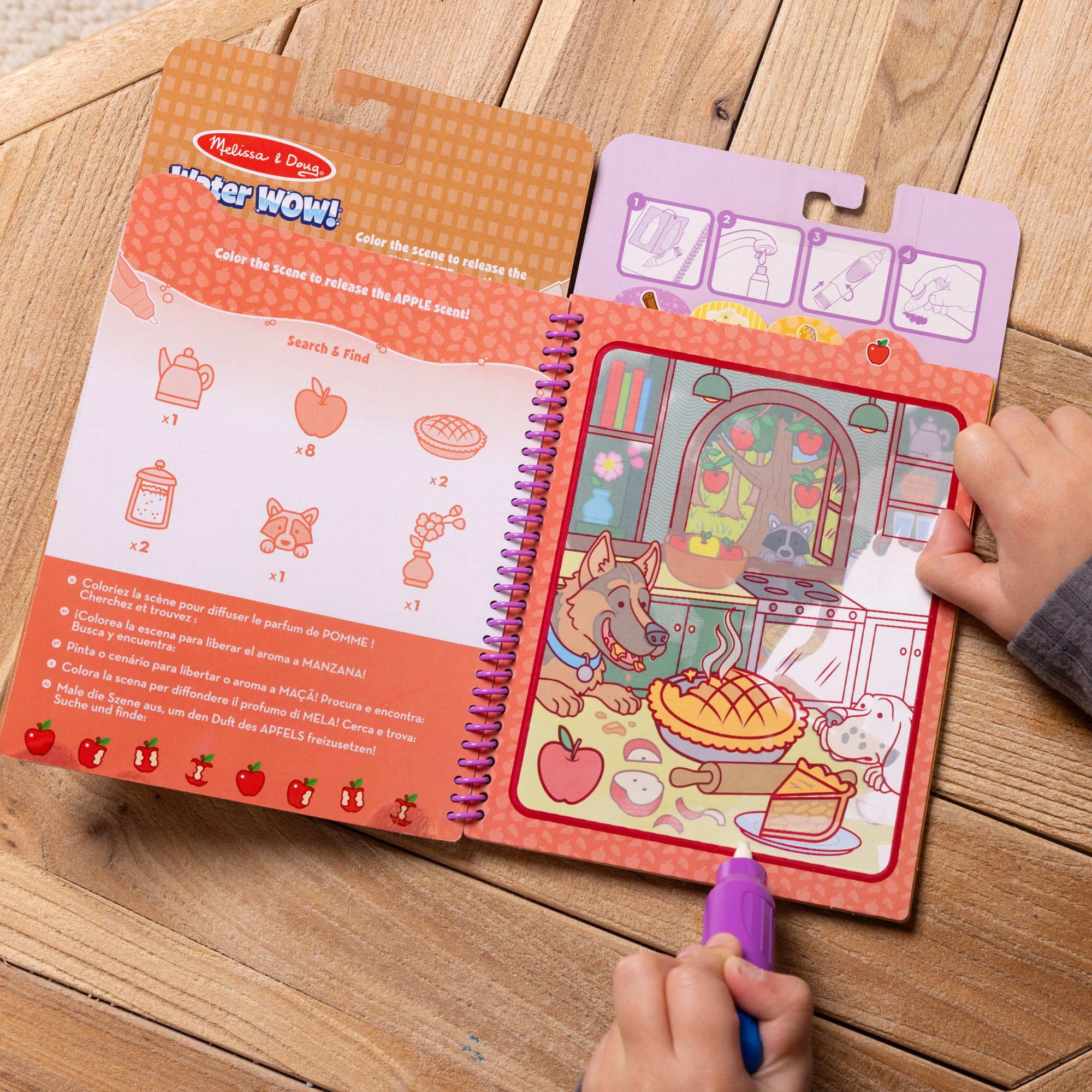 Melissa & Doug Water WOW! Treats - Mess-Free Scented Painting Activity Book for Kids Ages 3-6 2