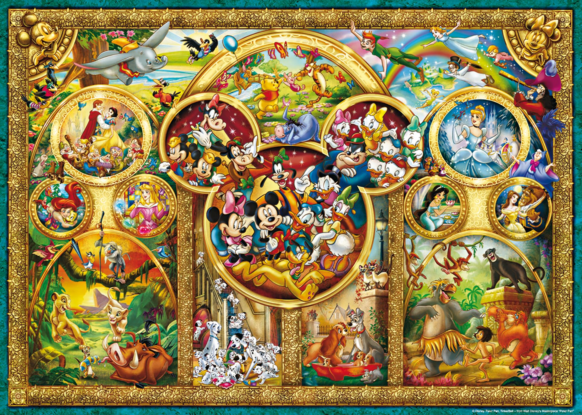 Ravensburger Disney Best Themes Jigsaw Puzzle - 1000 Pieces | 70 x 50cm | Ages 12+