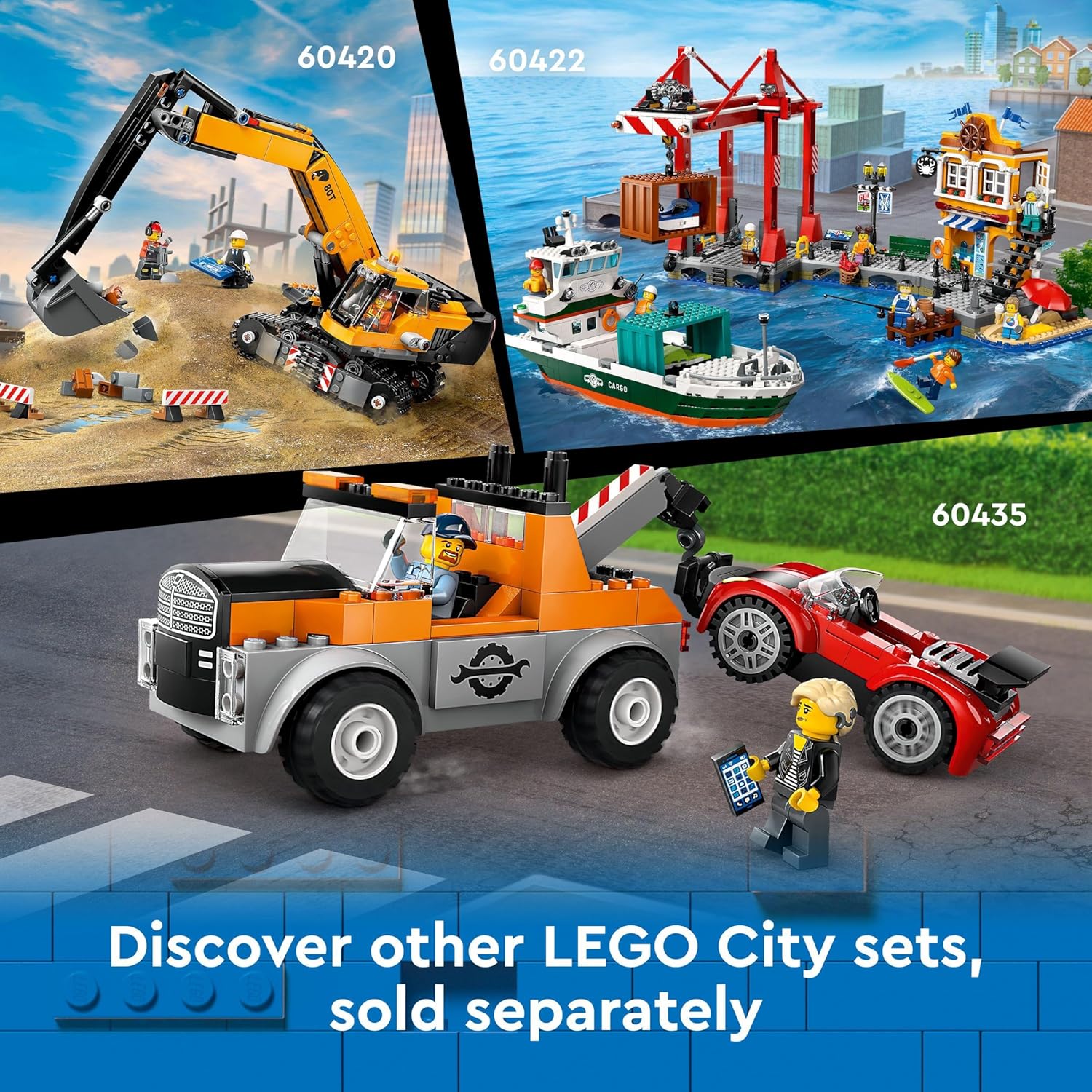 LEGO City Yellow Mobile Construction Crane Toy - Building Set for 9+ 9