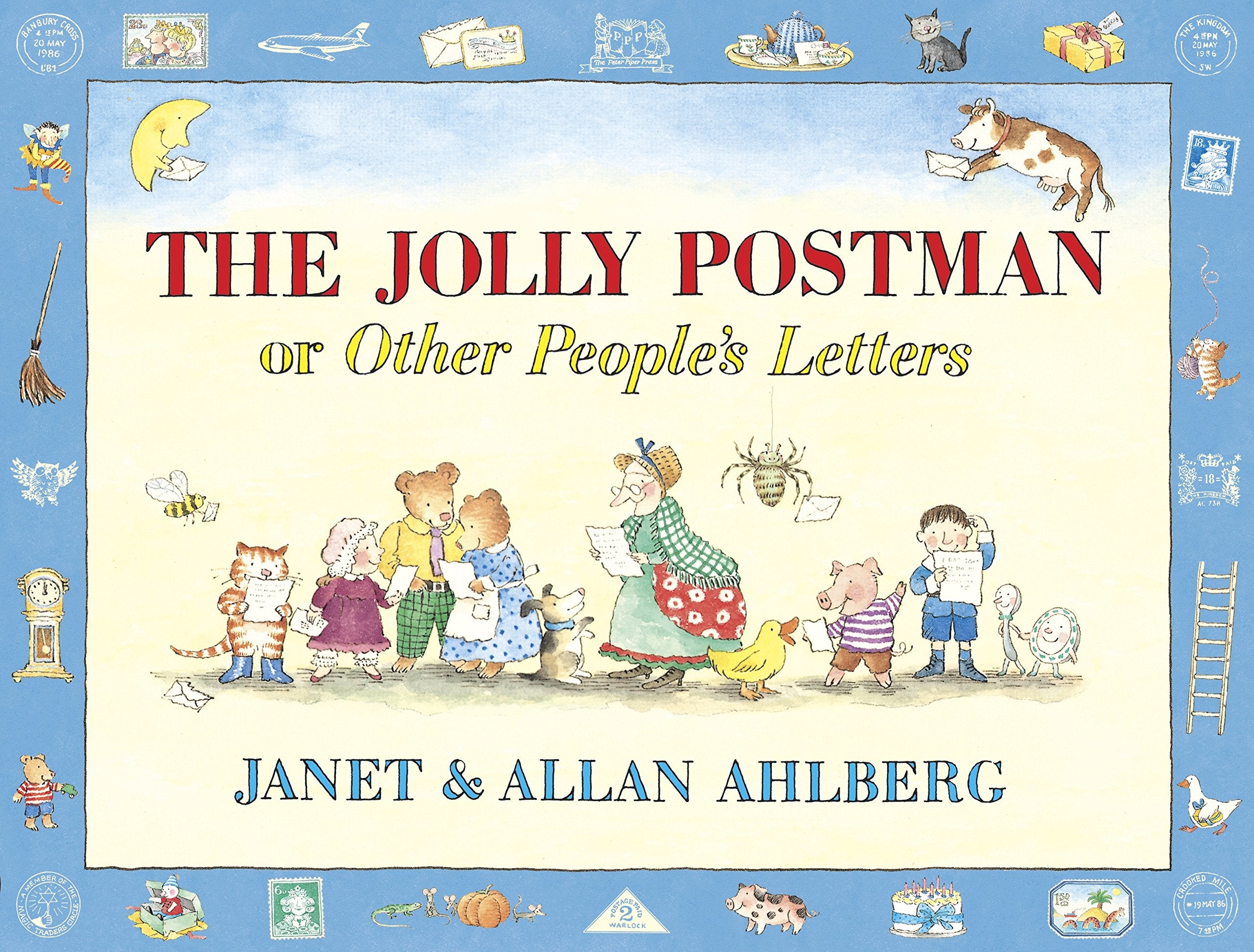 Puffin The Jolly Postman - Children's Travel Literature Fiction Hardcover Book 1