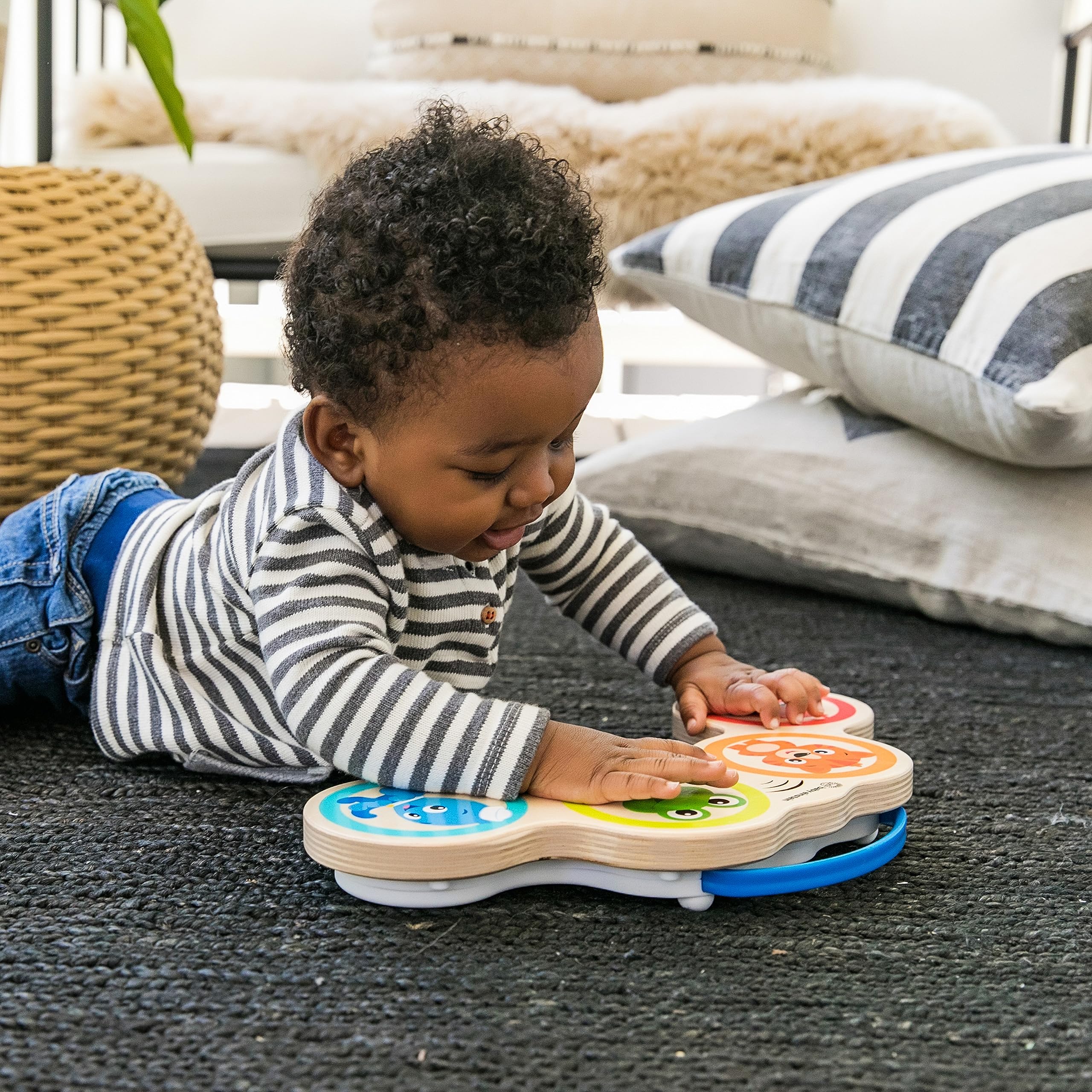 Baby Einstein Magic Touch Wooden Drum Musical Toy - 6 Months+ 6