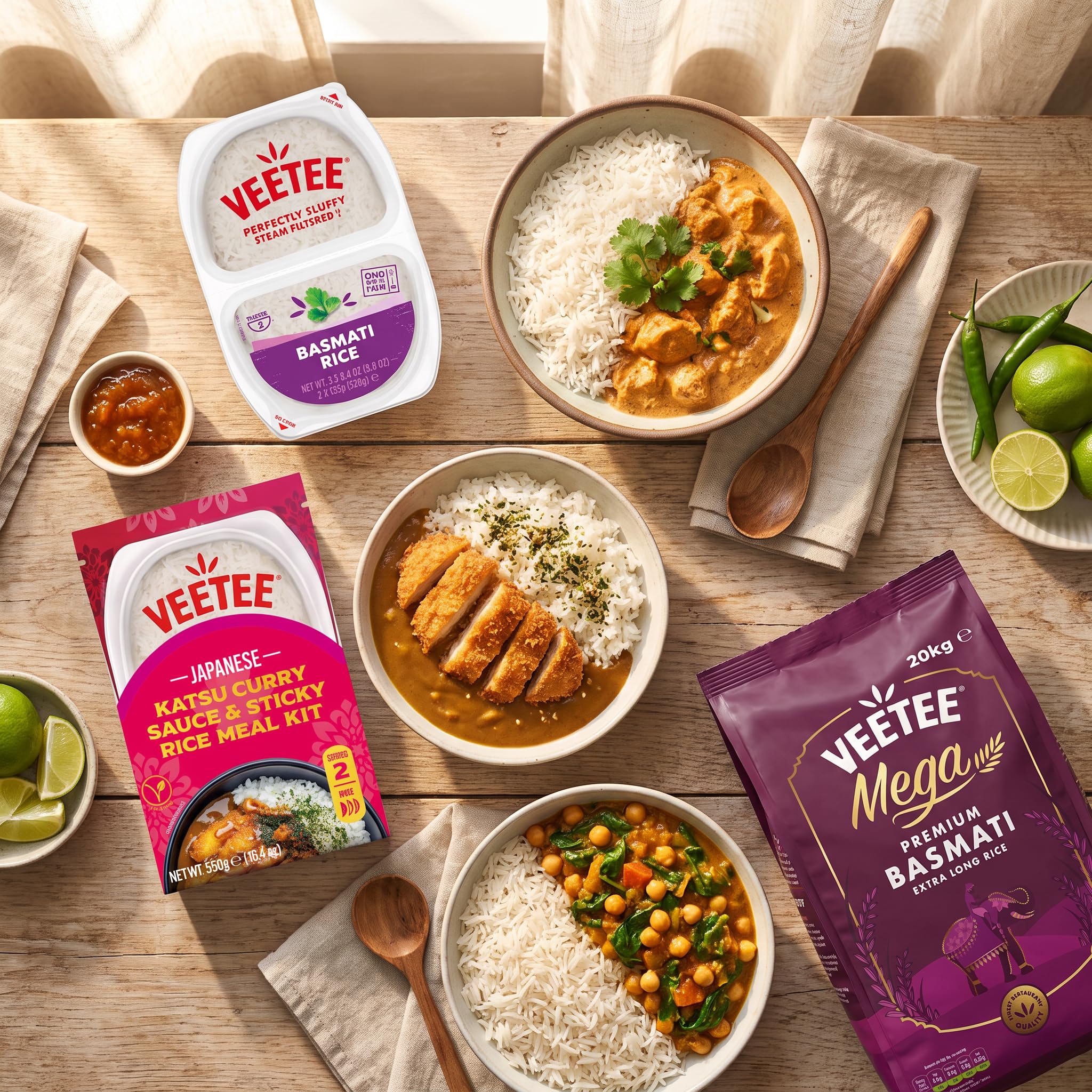 VEETEE Basmati Rice Pots - 6 x 250g Microwave Rice Pots | Steamed Basmati Rice | Ready in 60 Seconds 7