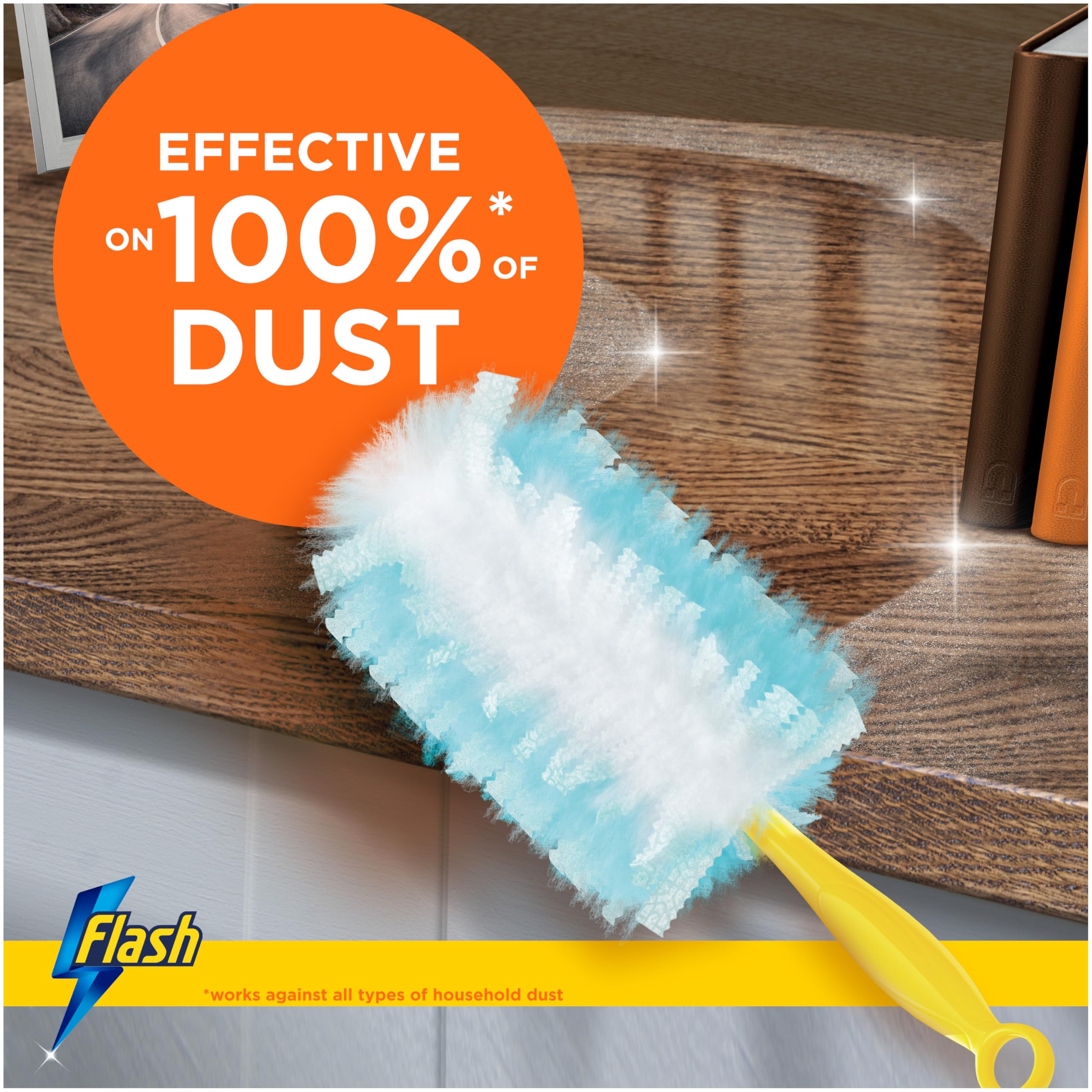 FLASH Dust Magnet Duster Refills - 54 Scented Refills for Trap & Lock Cleaning | Pet Hair Removal 2