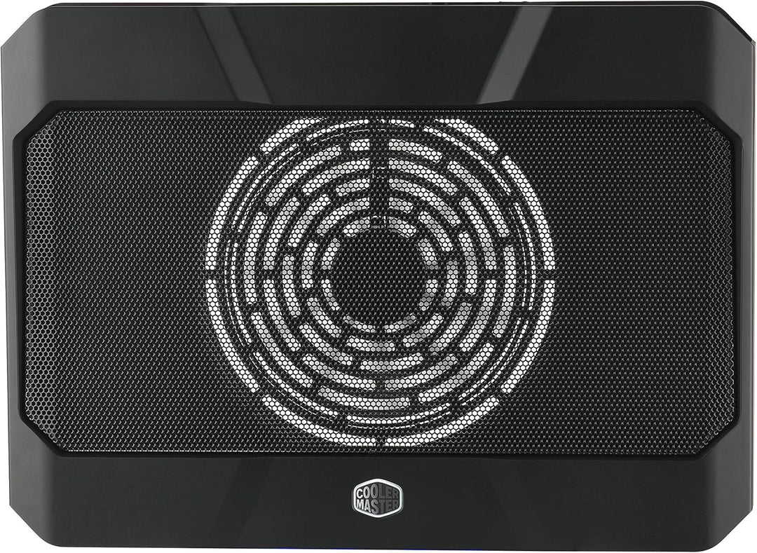 Cooler Master Notepal X150R Laptop Cooling Pad with Silent Fan, Blue LED, and USB Ports (MNX-SWXB-10FN-R1)