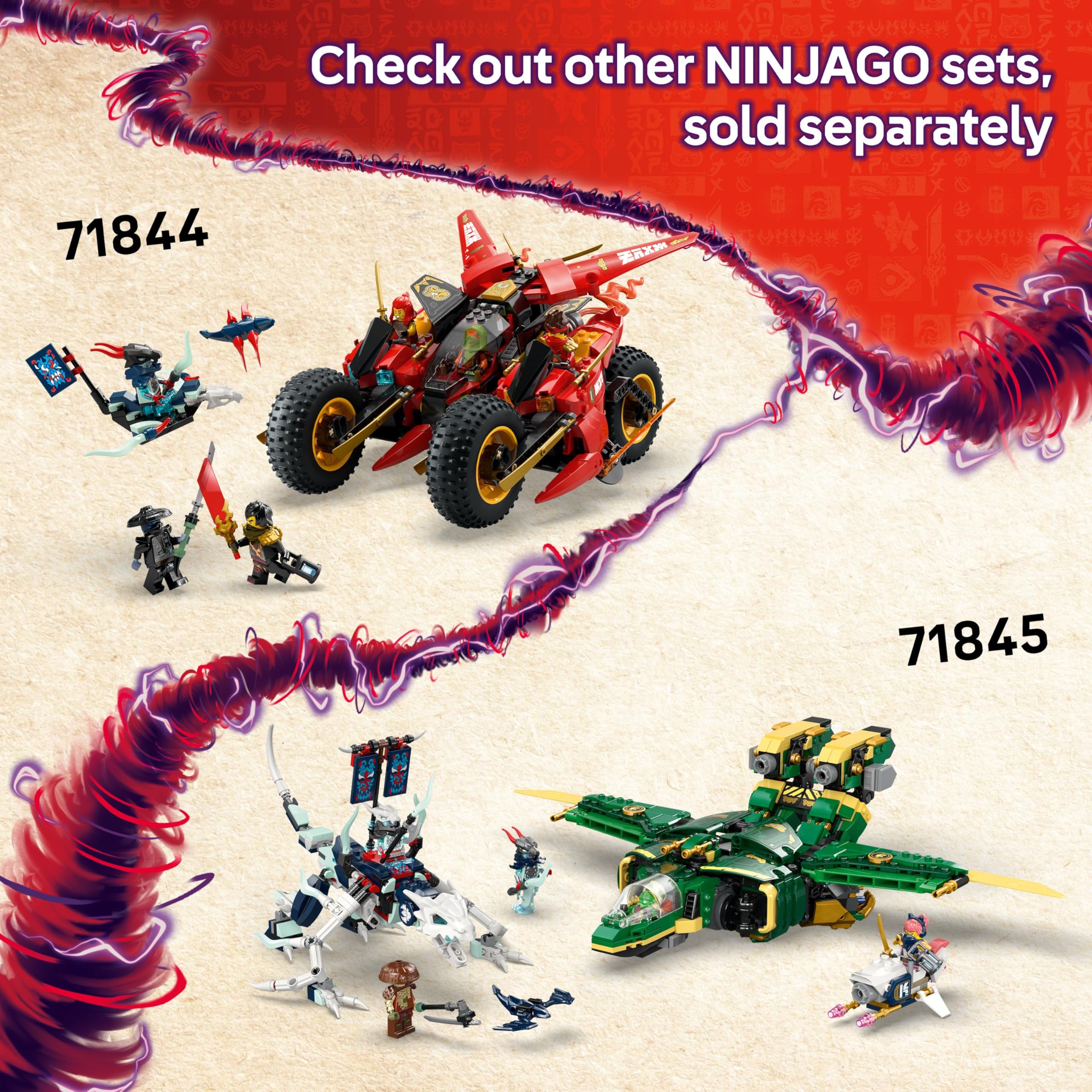 LEGO NINJAGO Rogue's Mech Dragon Rider Playset | Model 71843 | Ages 8+ 7