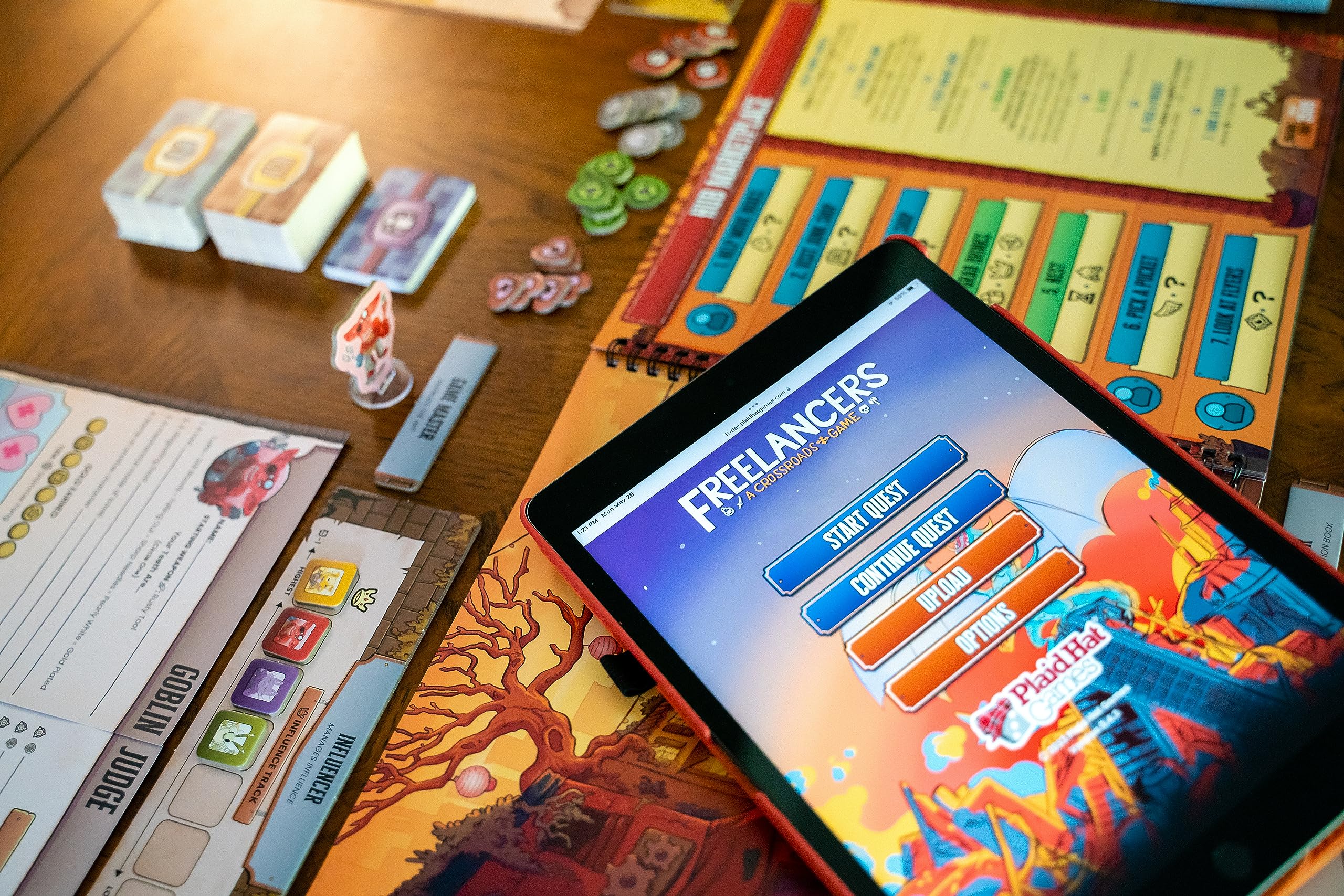 Plaid Hat Games Freelancers: Crossroads Board Game