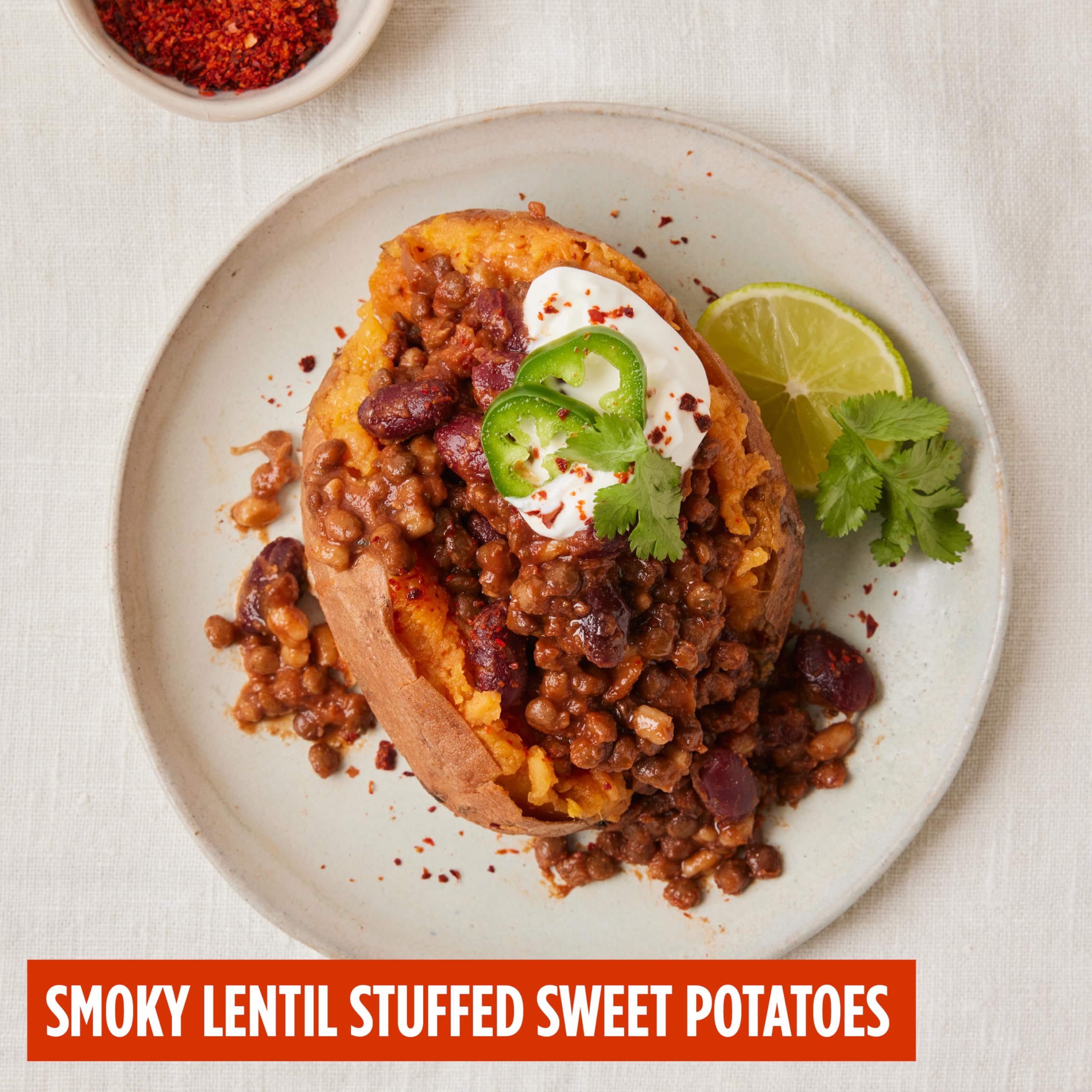 Merchant Gourmet Cooked Spicy Cajun Style Lentils & Red Kidney Beans - 6 x 250g Pouches 6