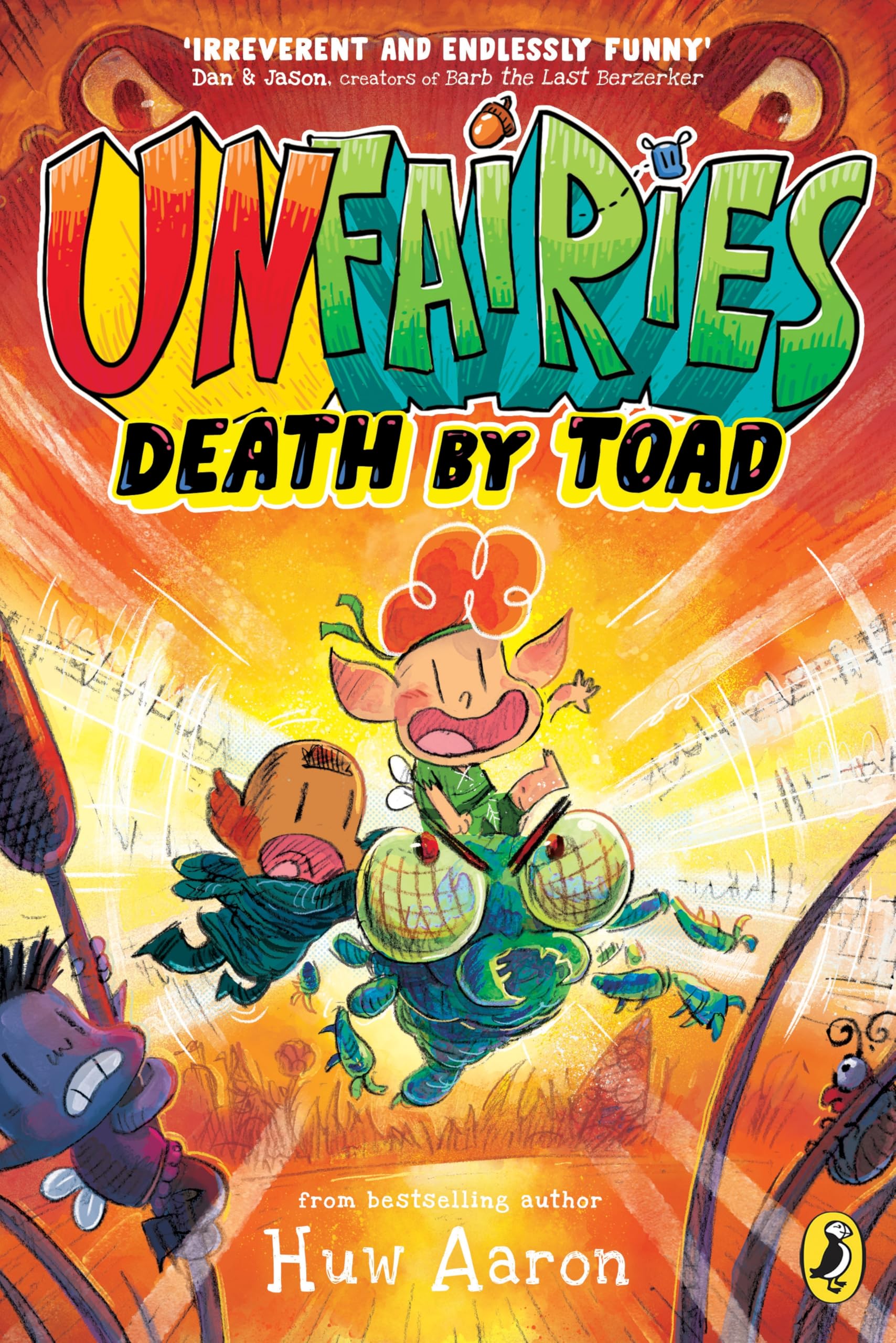 Puffin Unfairies: Death by Toad - Action & Adventure Graphic Novel | Paperback