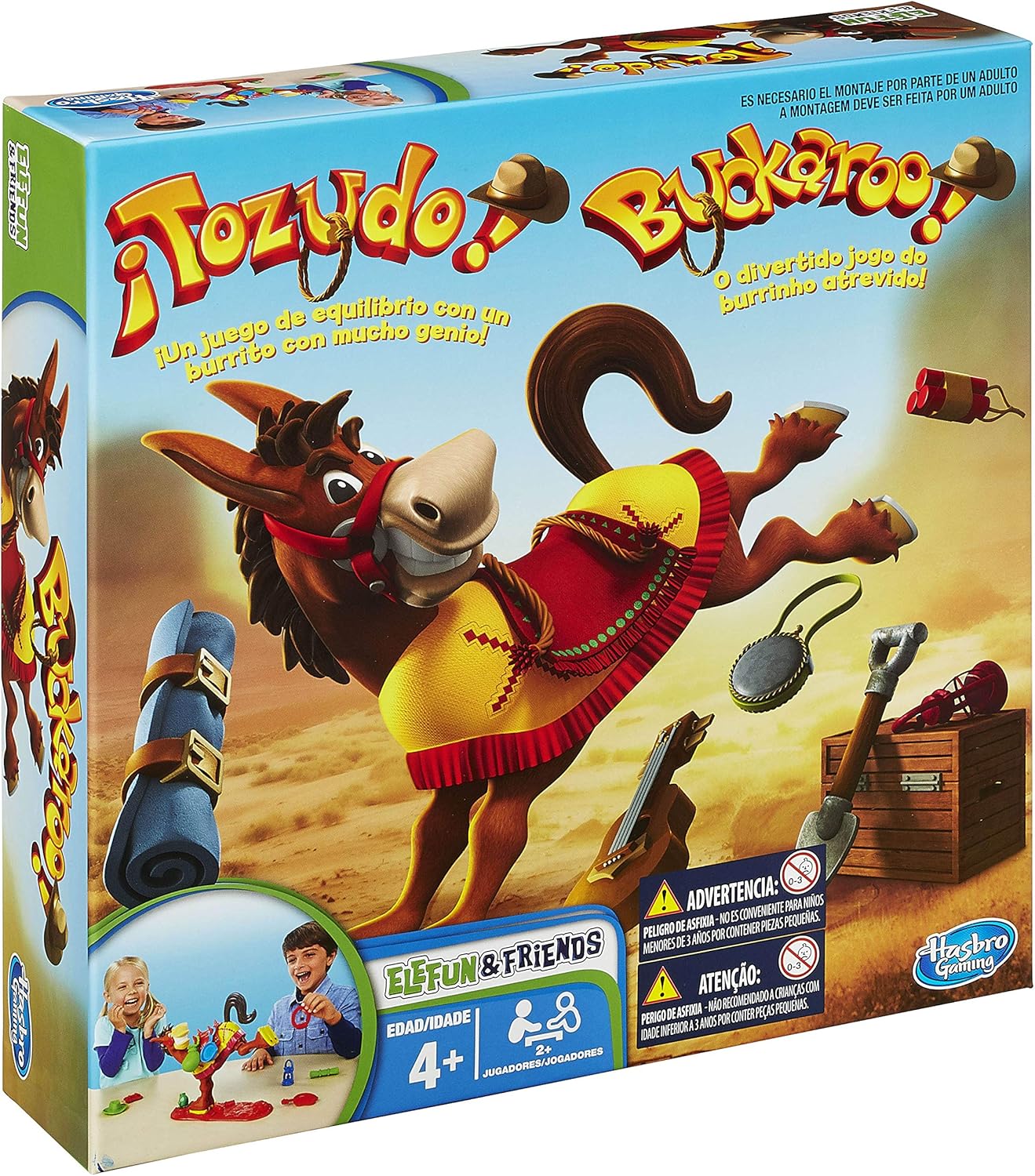 Hasbro Gaming Tozudo Board Game for Ages 4 and Up 1