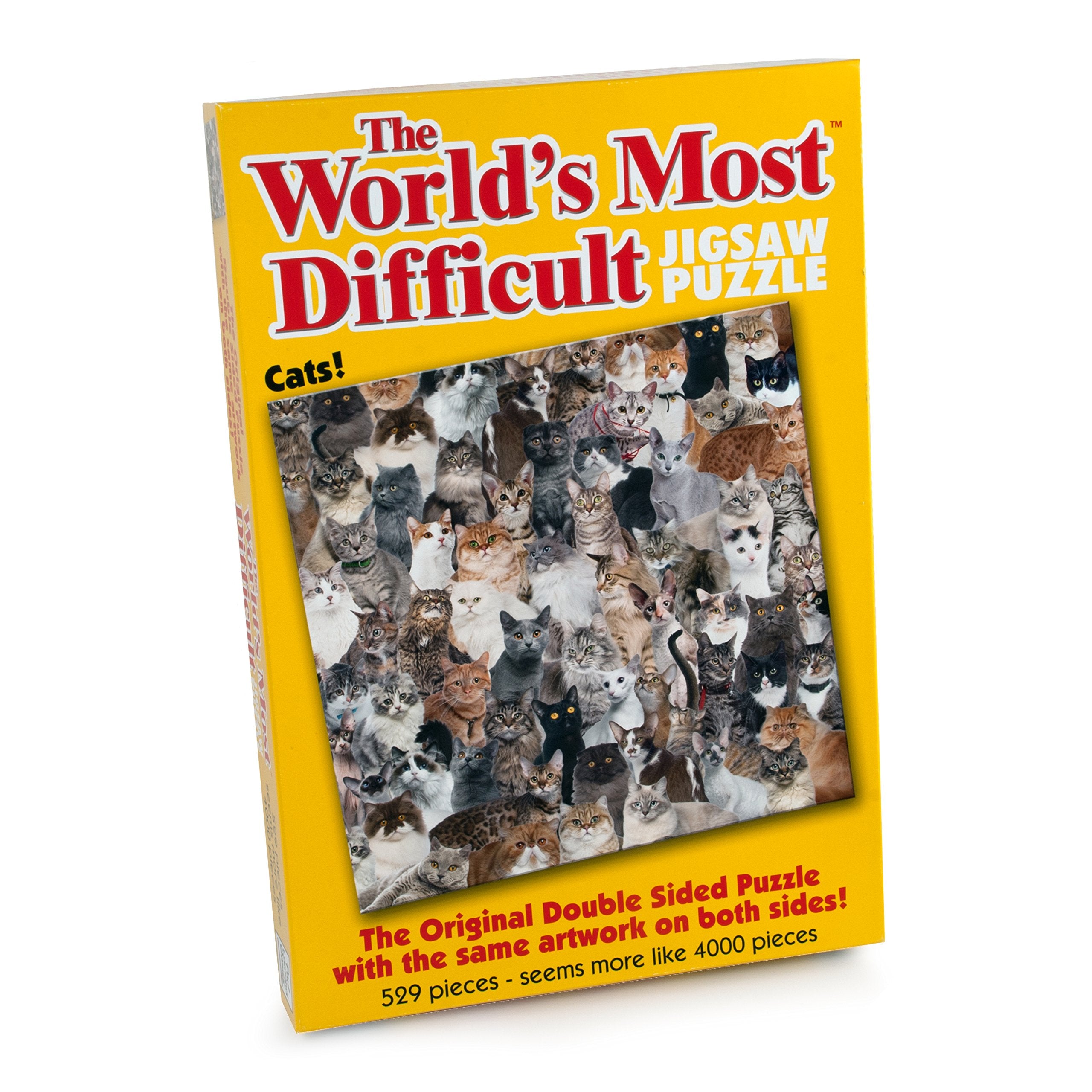University Games Paul Lamond The World’s Most Difficult Jigsaws Cats Puzzle (529-Piece) 1