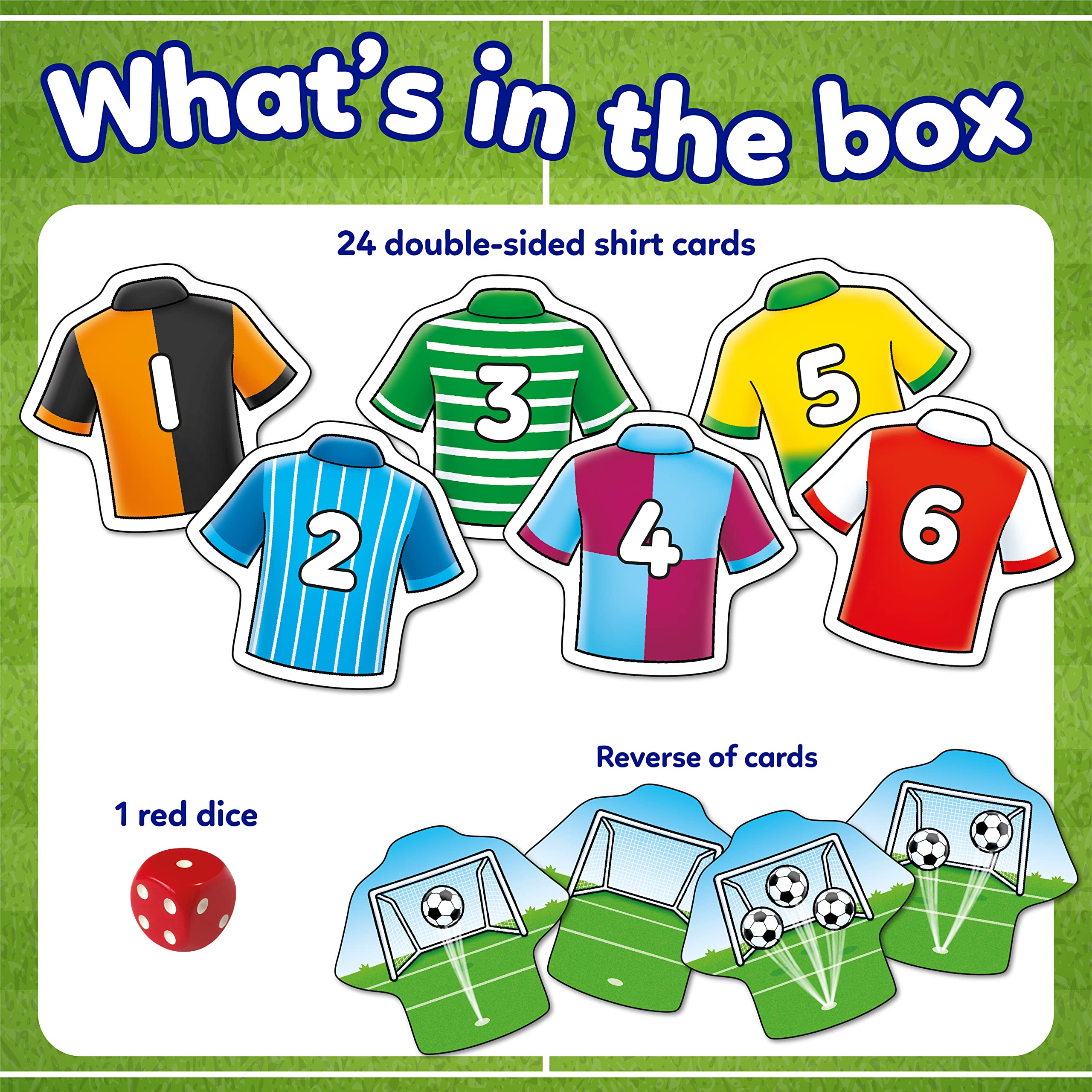 Orchard Toys Penalty Shoot-Out Mini Game - Educational Counting Game for Ages 3+ | 2-4 Players