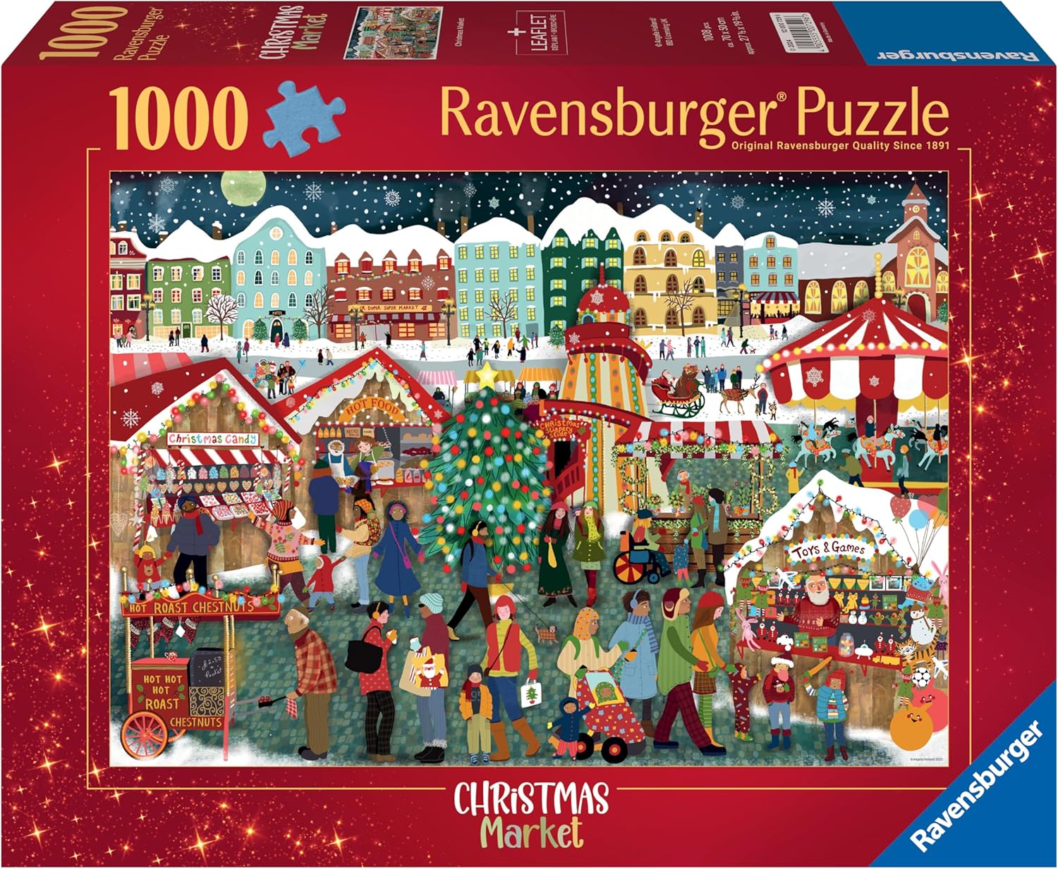 Ravensburger Christmas Market 1000 Piece Jigsaw Puzzle for Adults & Kids 12+ 5