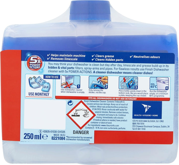 Finish - Dishwasher Cleaner Twin Pack (2 x 250 ml)