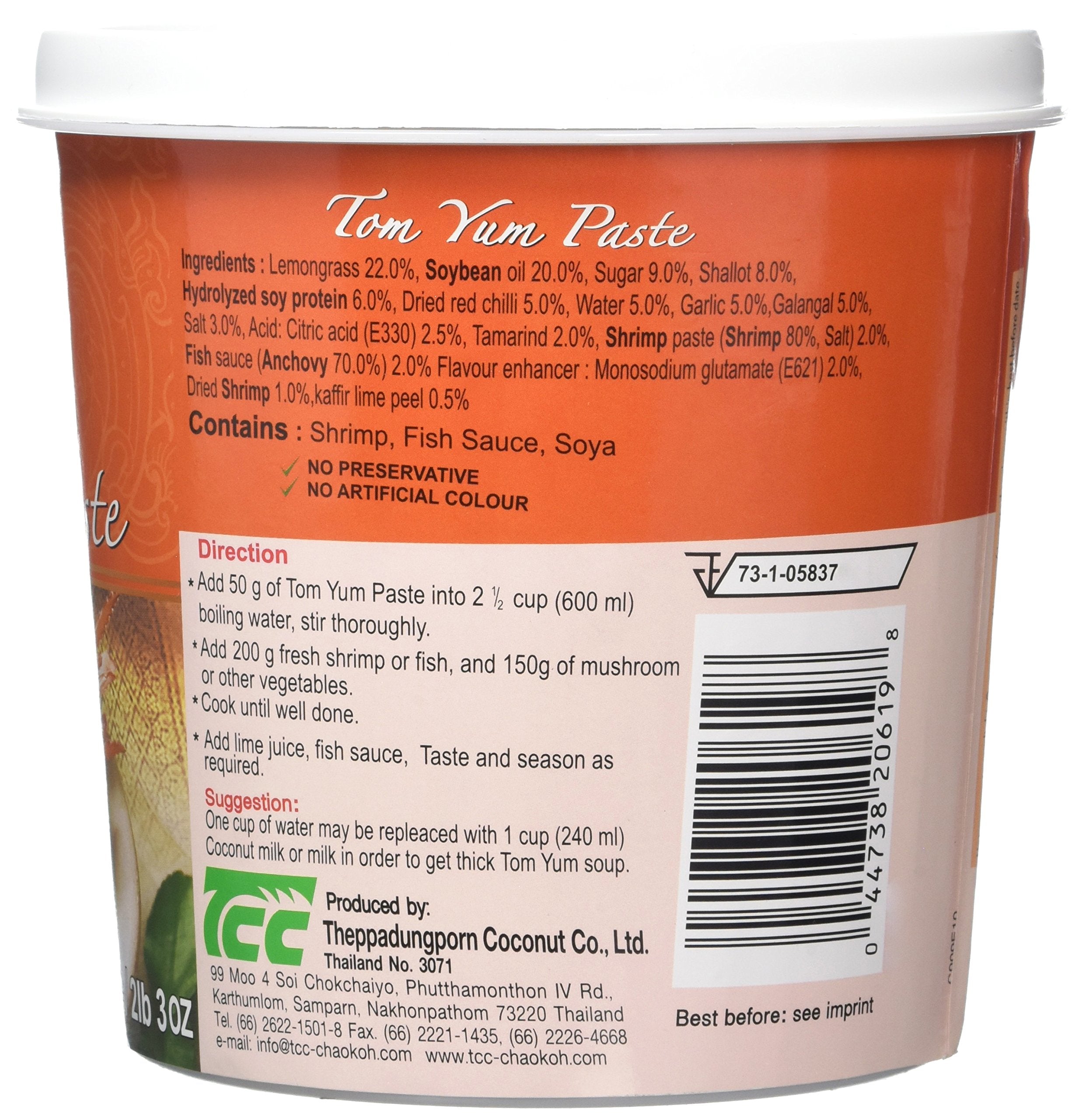 Stalks N Spice Mae Ploy Tom Yam Curry Paste - Thick, Spicy Flavour | 1 kg
