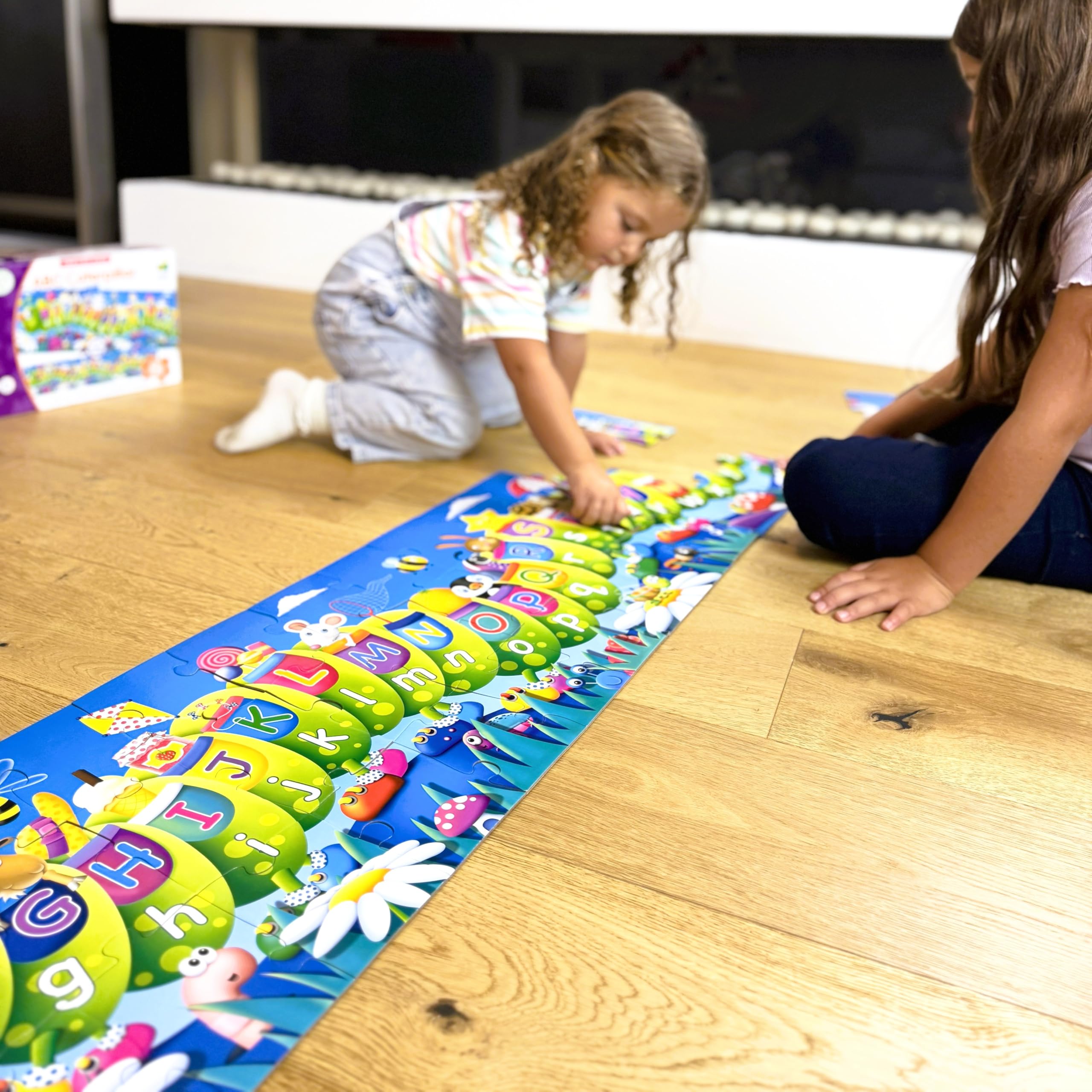 The Learning Journey ABC Caterpillar Floor Puzzle - 51 Pieces | Learn Alphabet & Letter Sounds | Ages 3-5 9