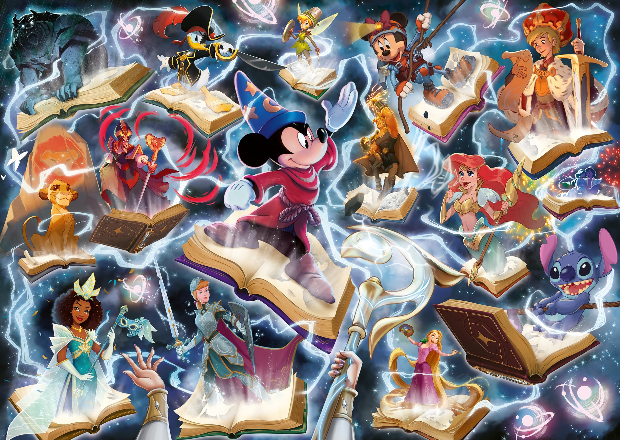 Ravensburger Disney Lorcana Glimmers of the Realm: Steel 1000 Piece Jigsaw Puzzle 1
