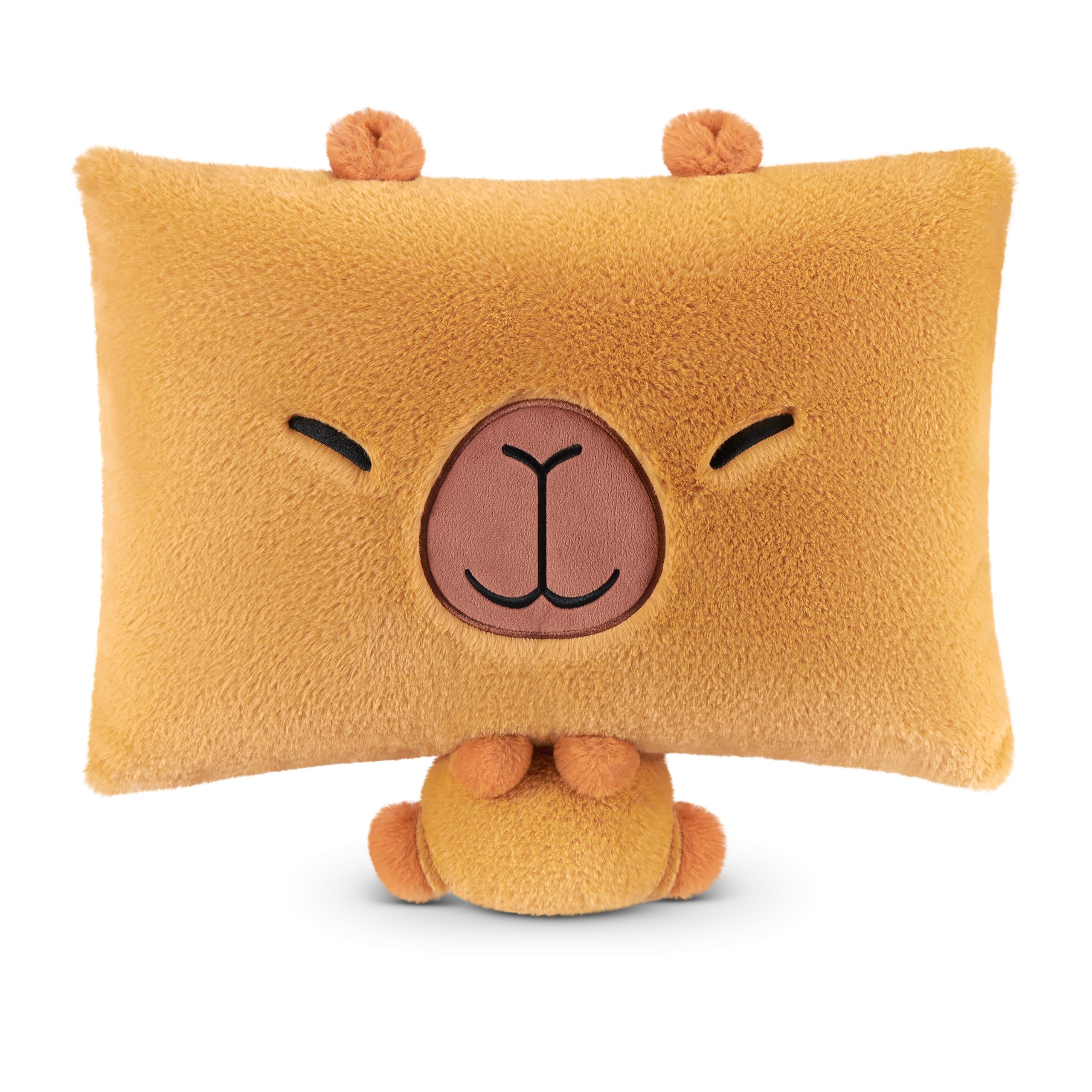 Pillow Peeps Capybara Plush Pillow - Super Soft Polyester | 14 Inch 1