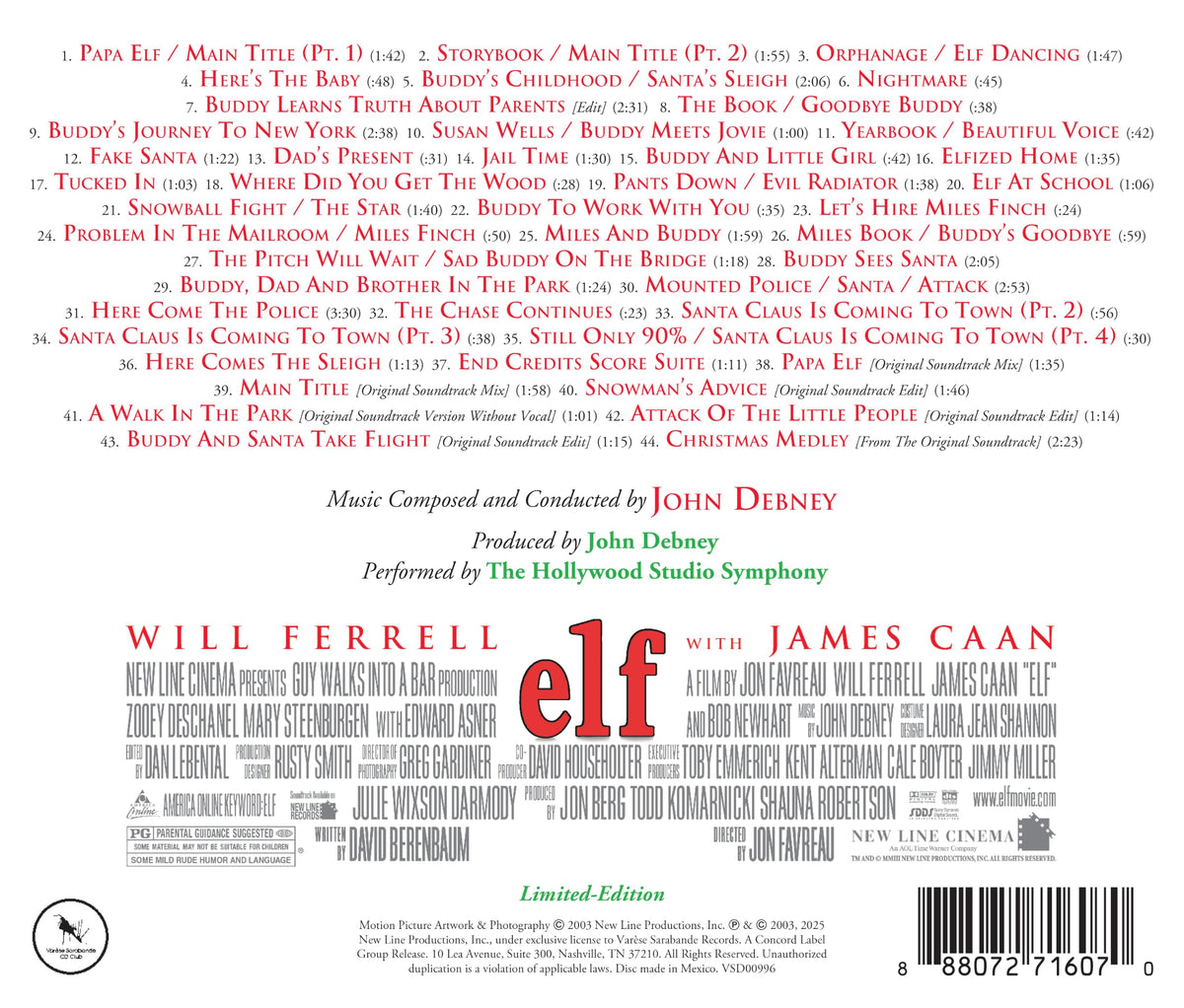 John Debney - Elf [CD]