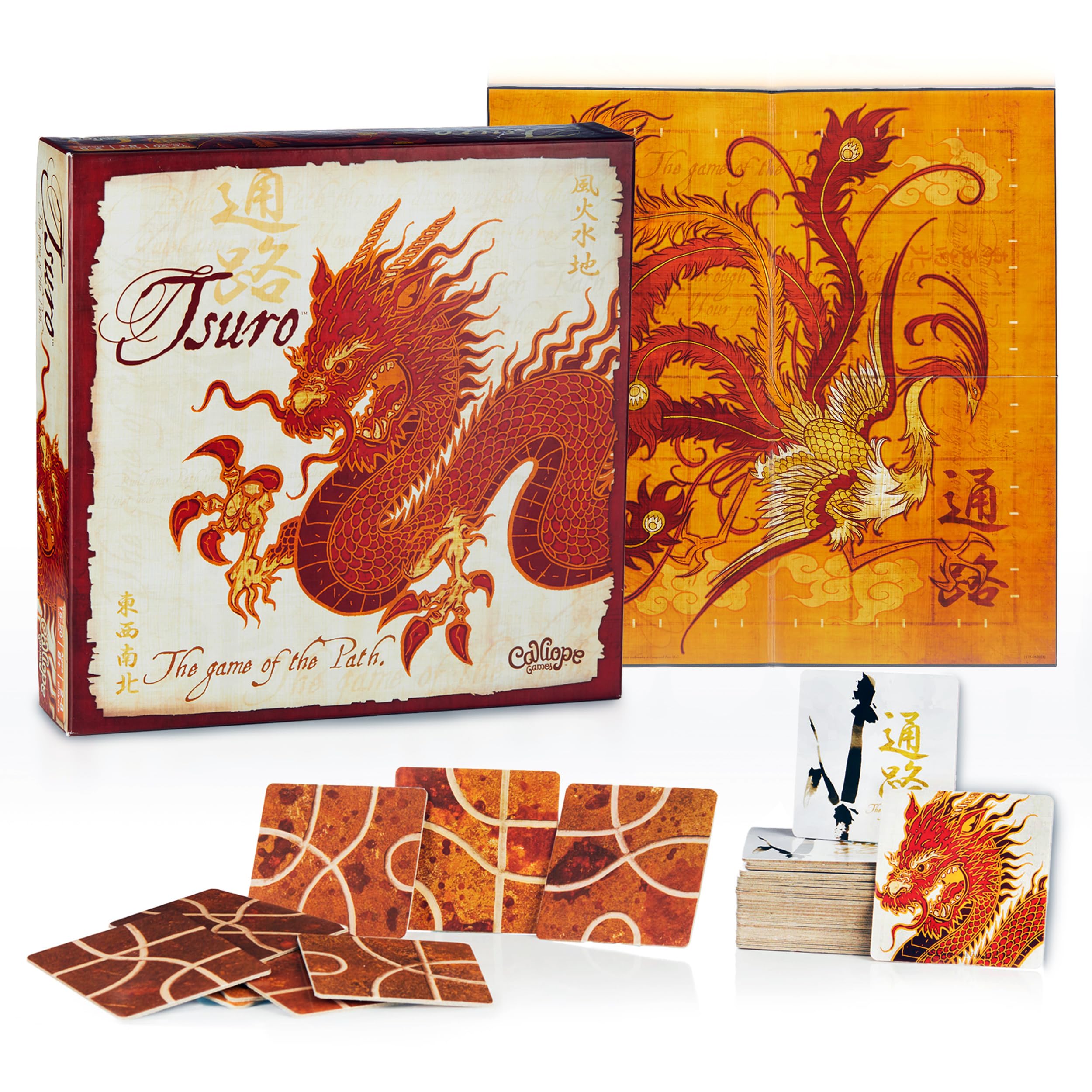 Calliope Tsuro: The Game of the Path Board Game | Ages 8+ | 2-8 Players | 15-20 Min Playtime